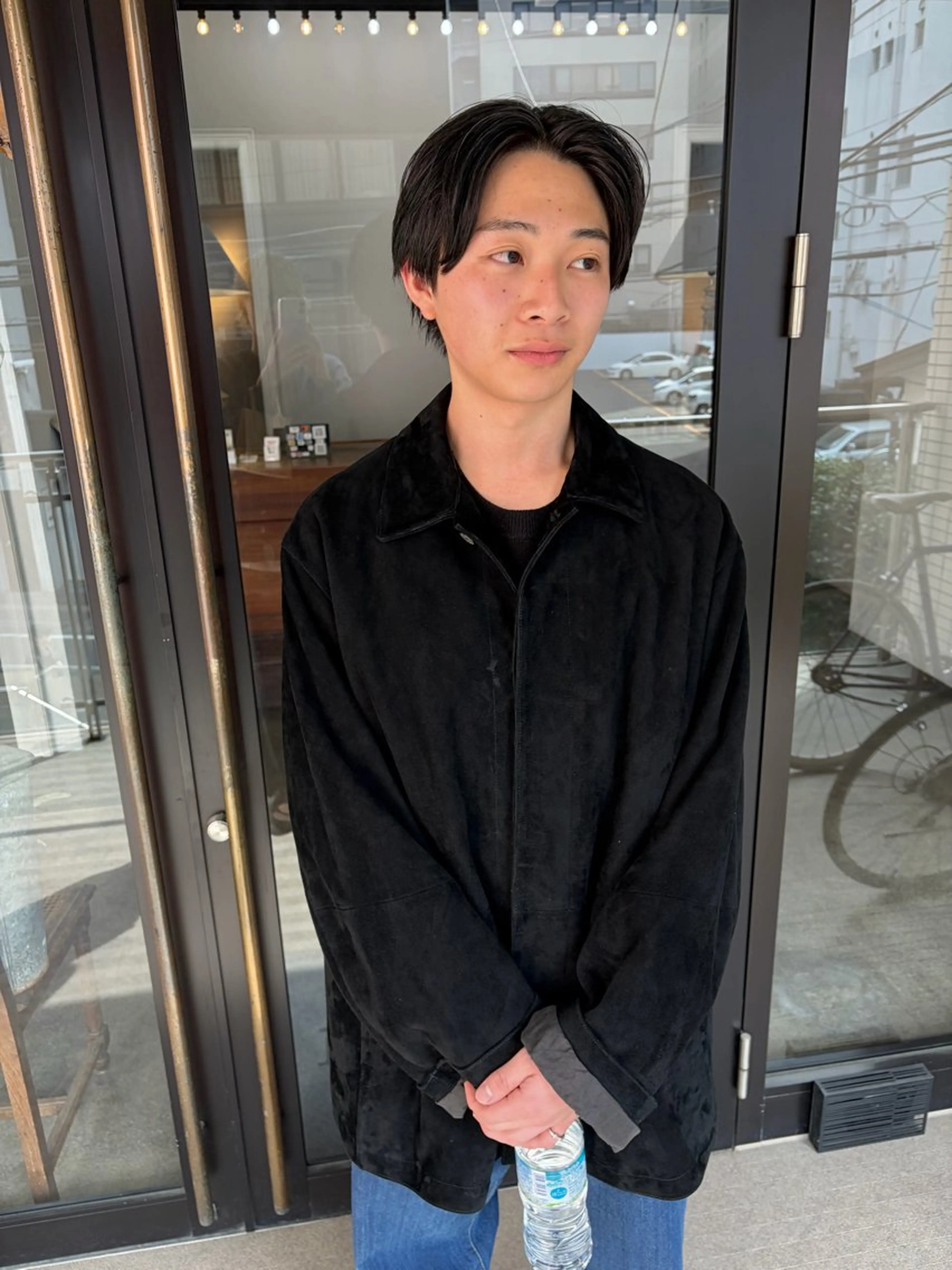 ショート メンズ センターパート メンズショート ショートヘア カット 千葉 郁也のヘアスタイル