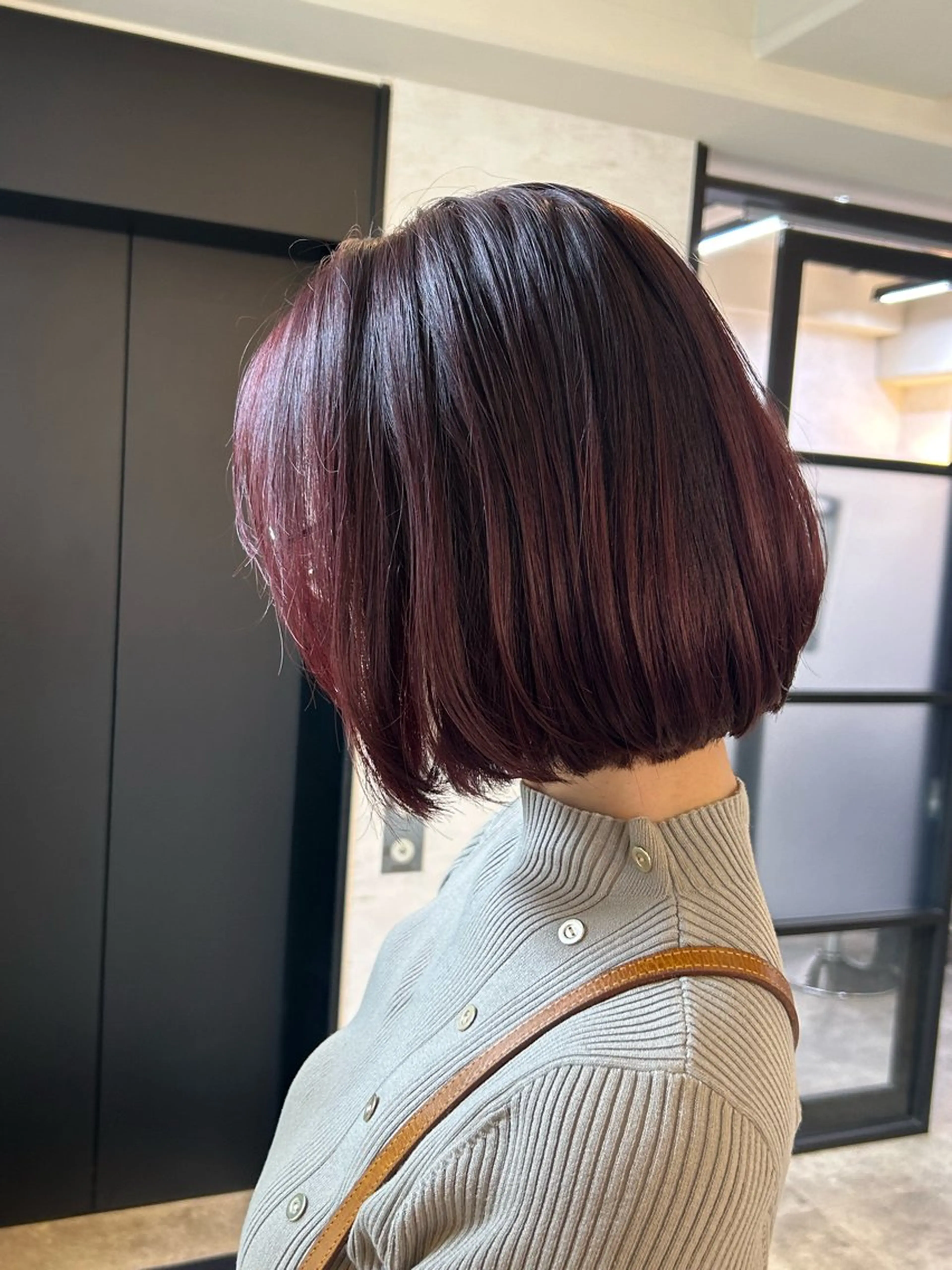 ショート カラー ボブ 艶カラー吉祥寺🌸 KAZUEのヘアスタイル