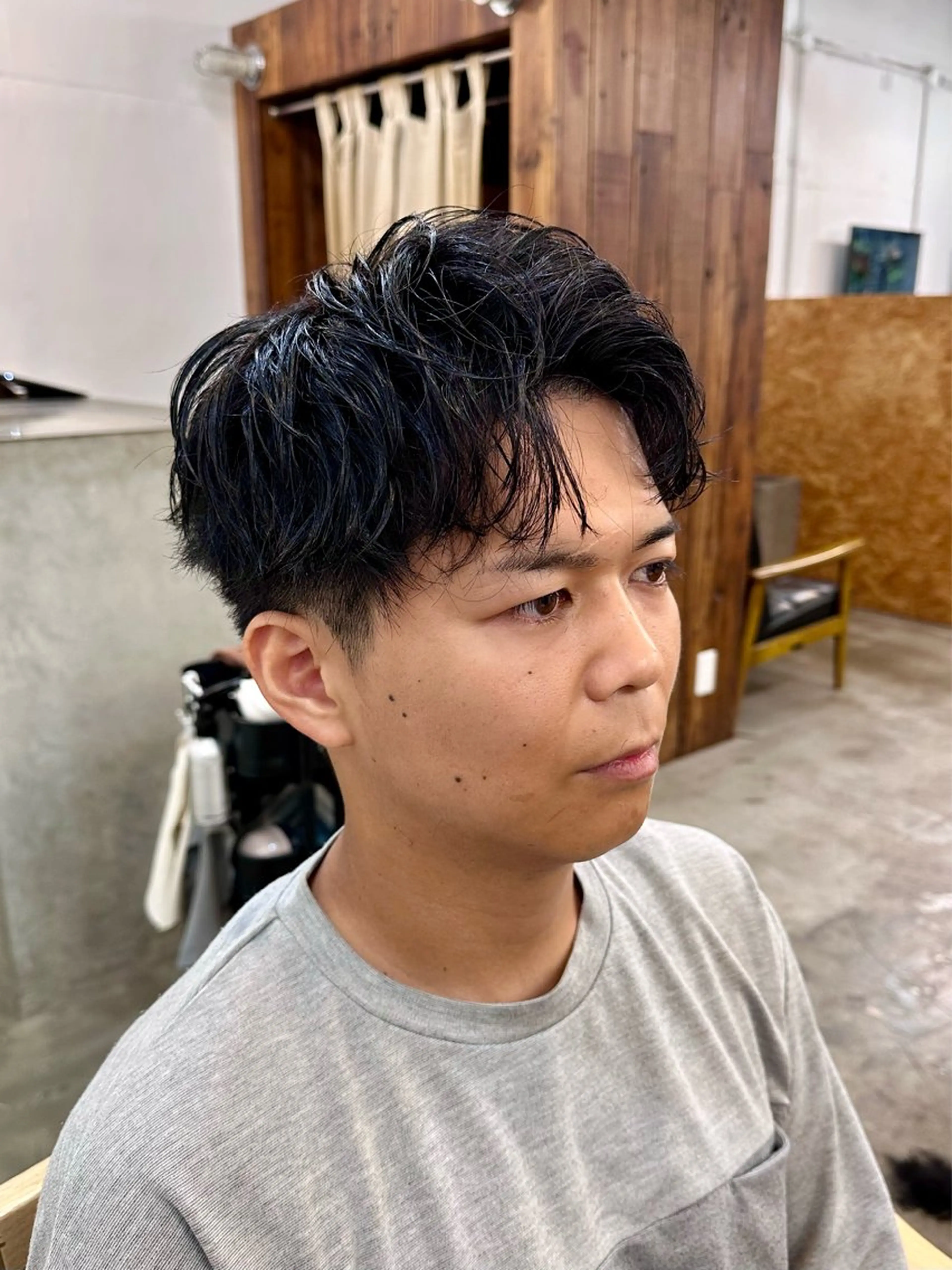 ショート メンズ 横浜/メンズ特化/ Farbe/田中颯斗のヘアスタイル