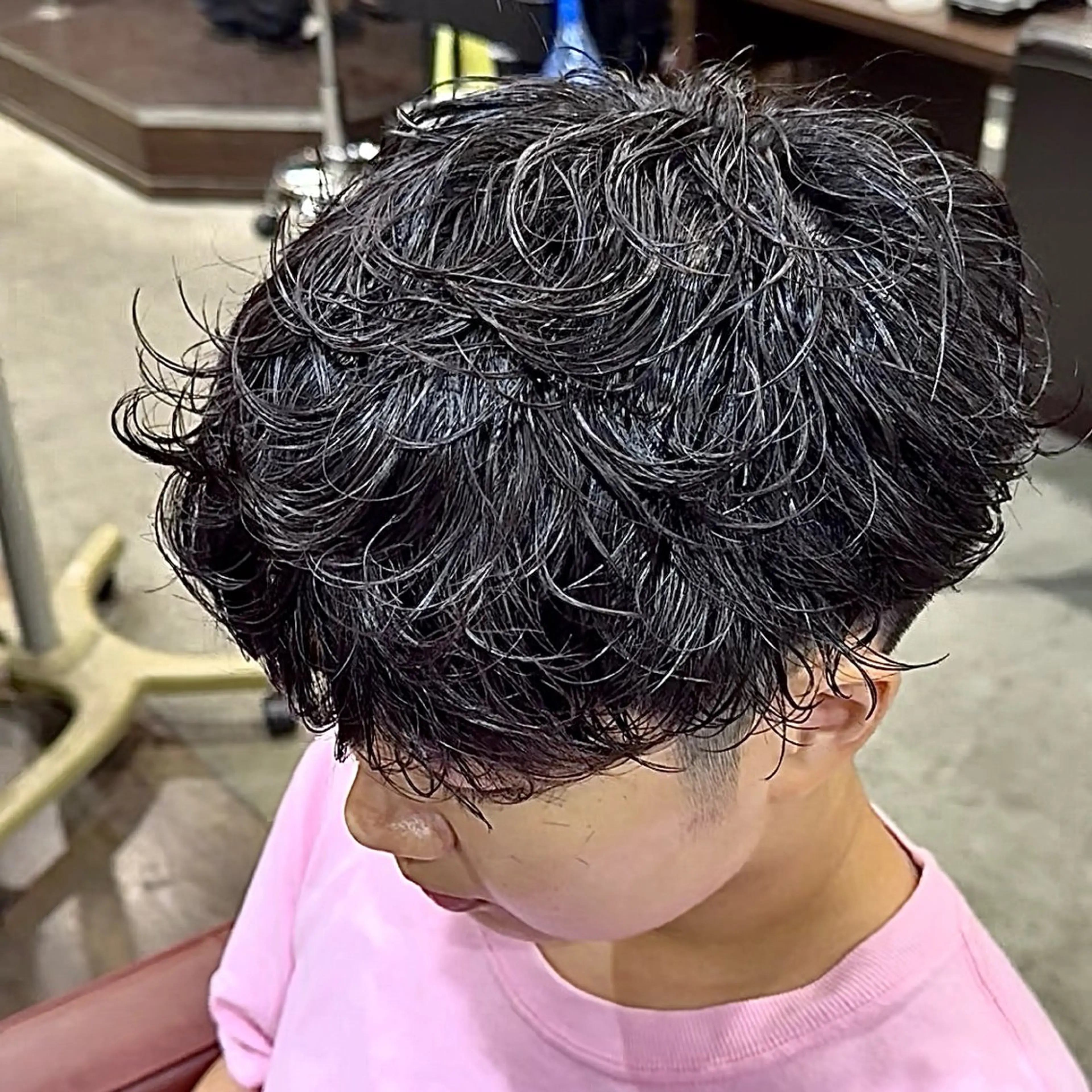 パーマ メンズ メンズパーマ カット パーマ スペインカール/ サーフカール/RYUのヘアスタイル