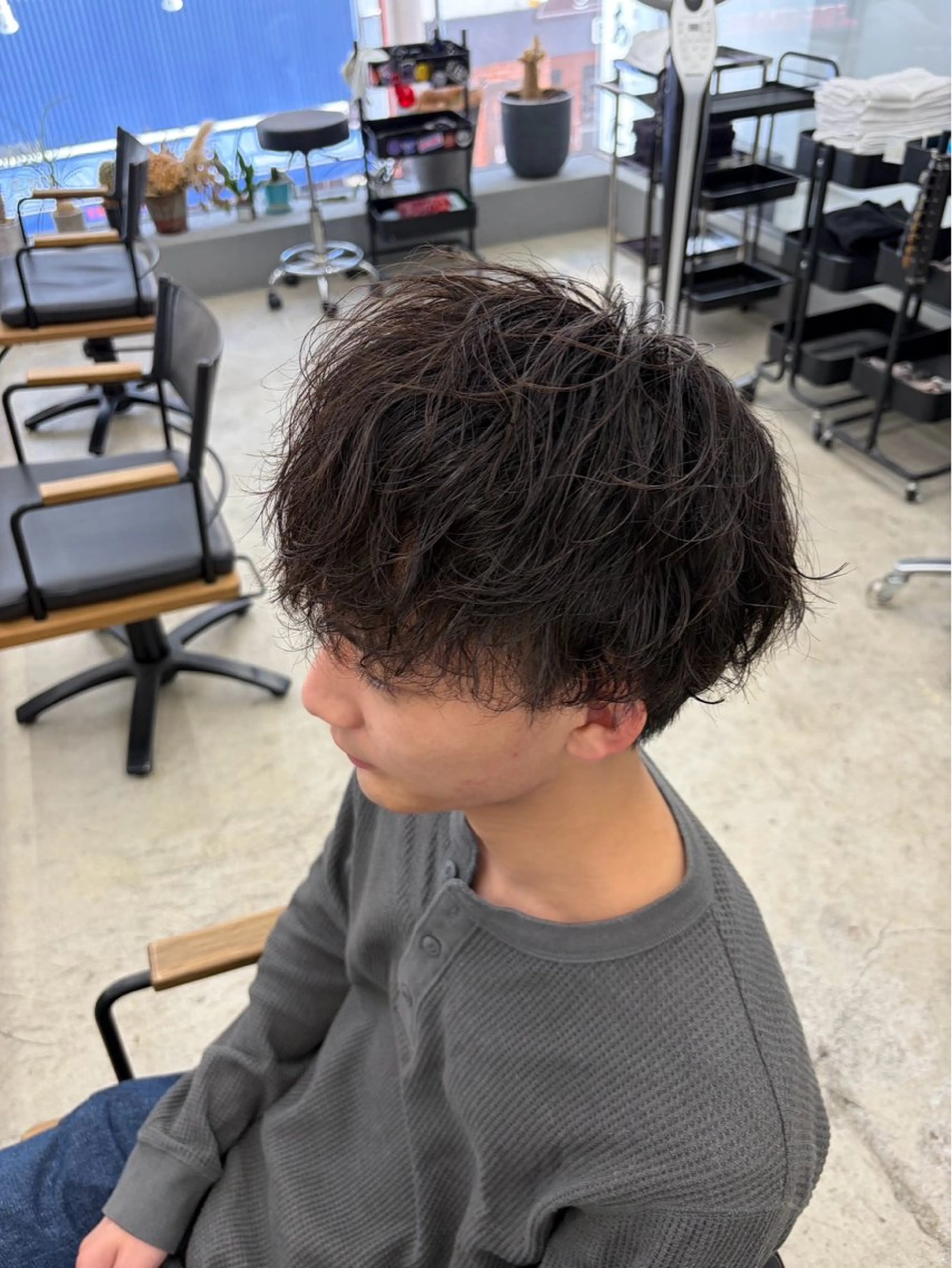 ショート パーマ メンズ メンズ専門サロン wokeのヘアスタイル