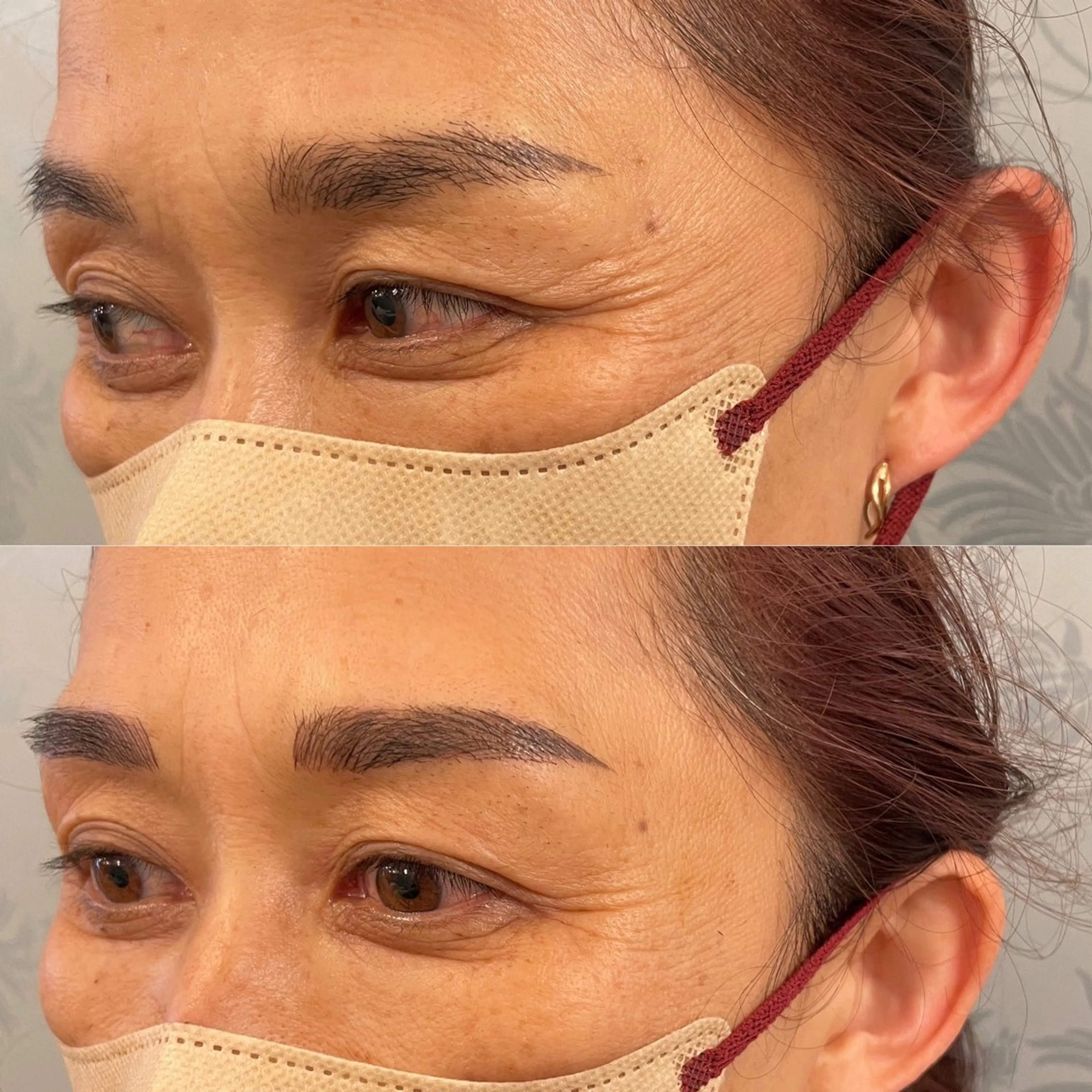 眉毛タトゥーリタッチ.眉毛タトゥー 2回目の写真