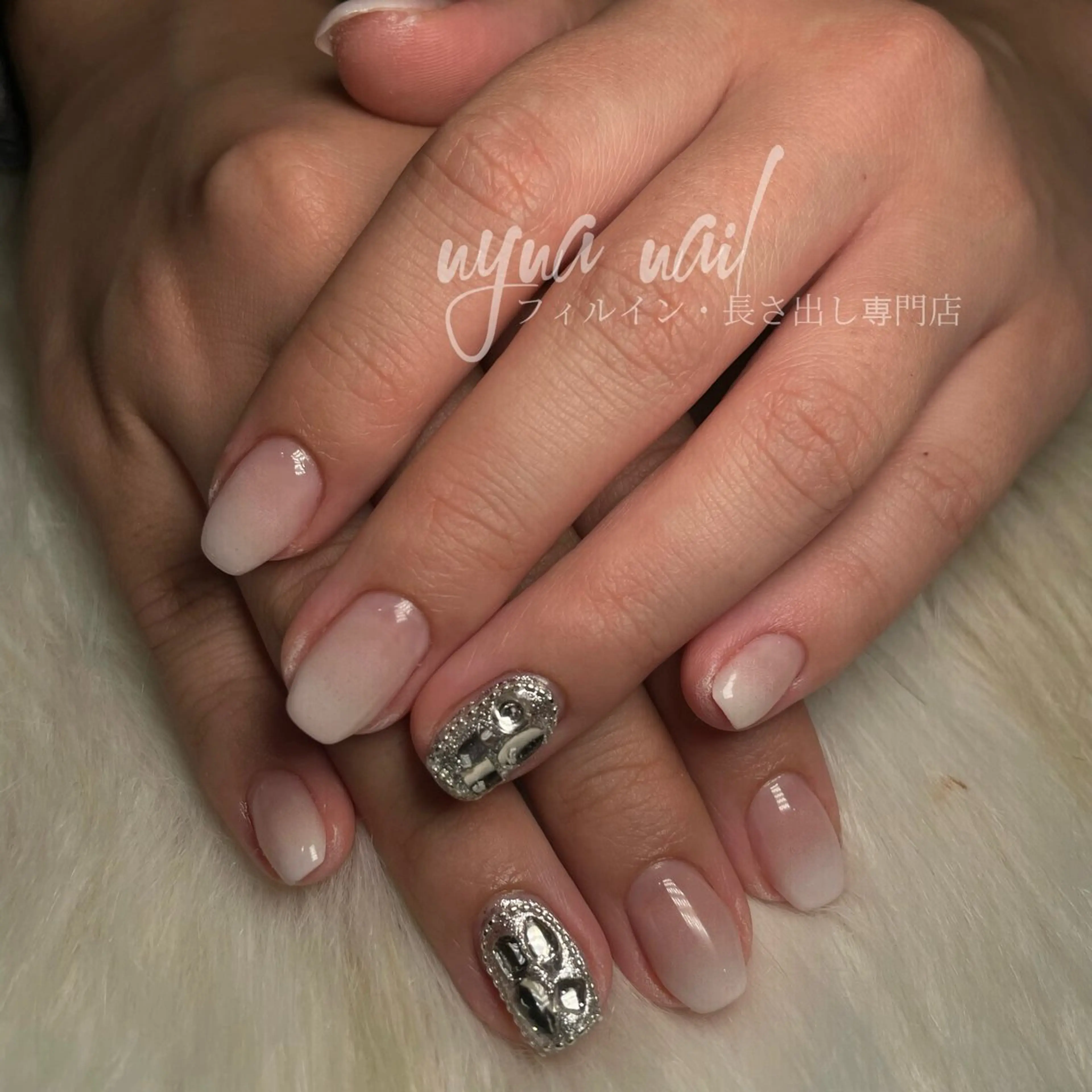 ネイル ワンホンネイル ハンドネイル Nyna nail Chiakiのネイルデザイン