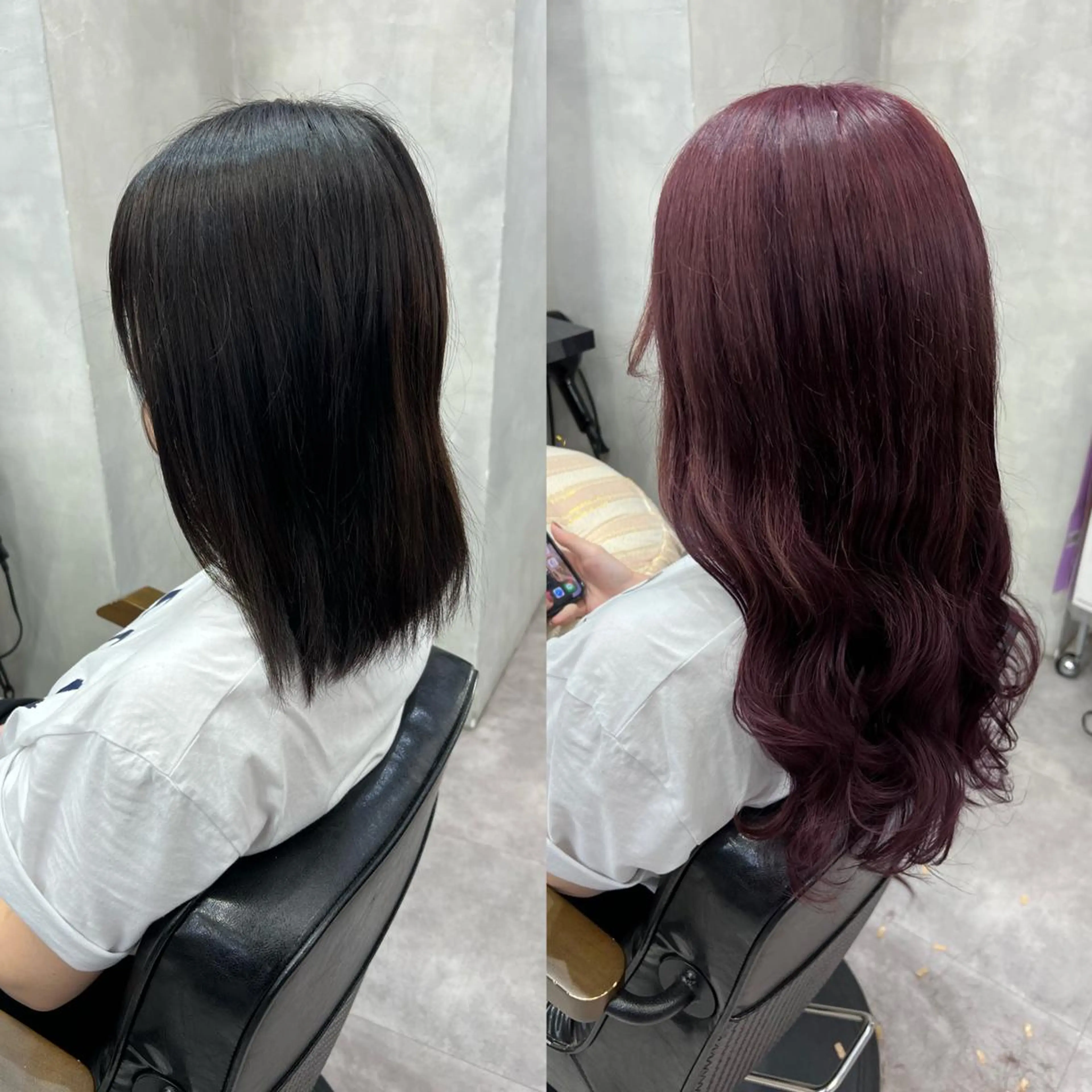 ロング カラー ヘアアレンジ シールエクステ アディクシーカラー アッシュ バレイヤージュ ベージュカラー カット ヘアカラー エクステ ar+ ❤︎ maiのヘアスタイル