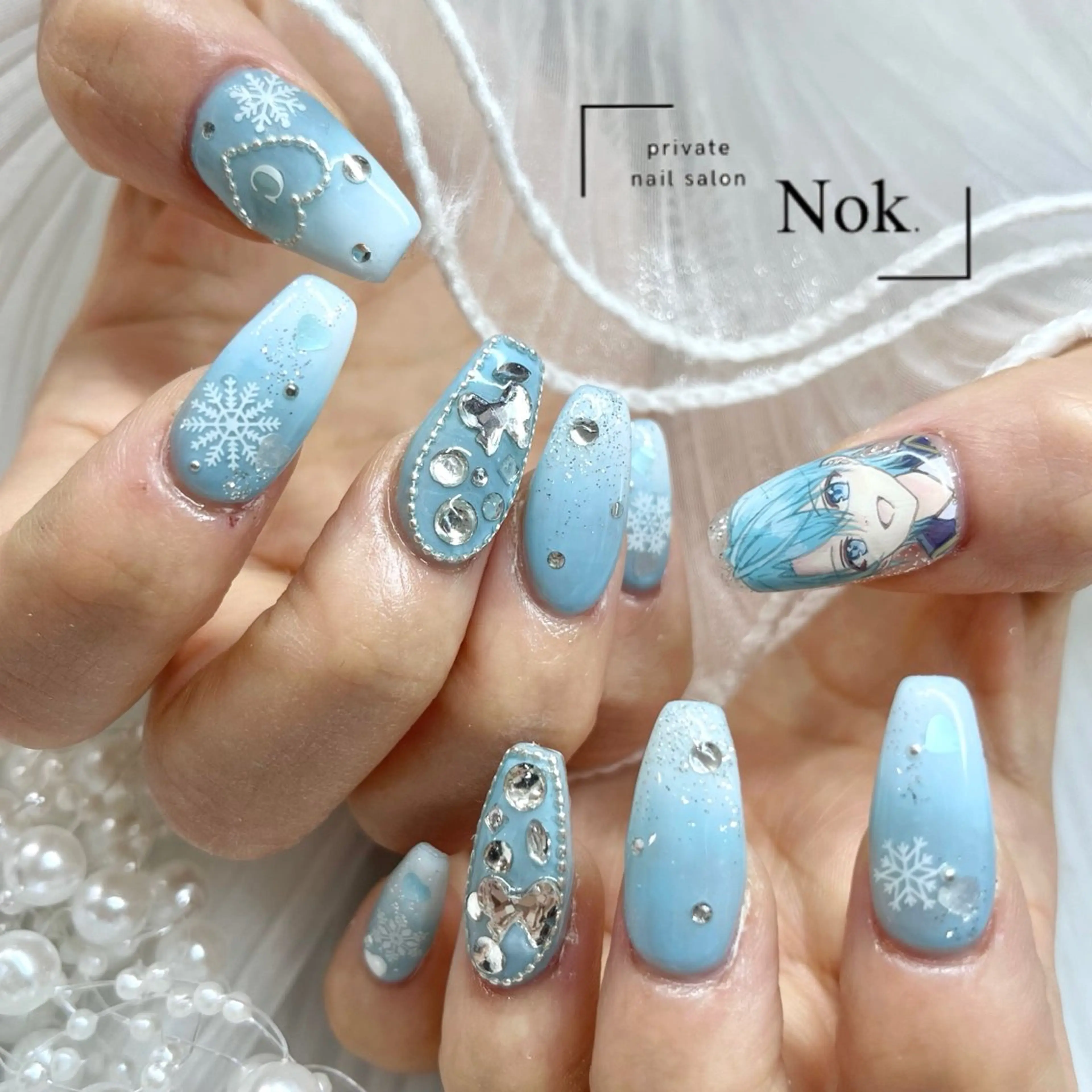 ネイル ハンドネイル 池袋痛ネイル Nok. 渡辺のネイルデザイン