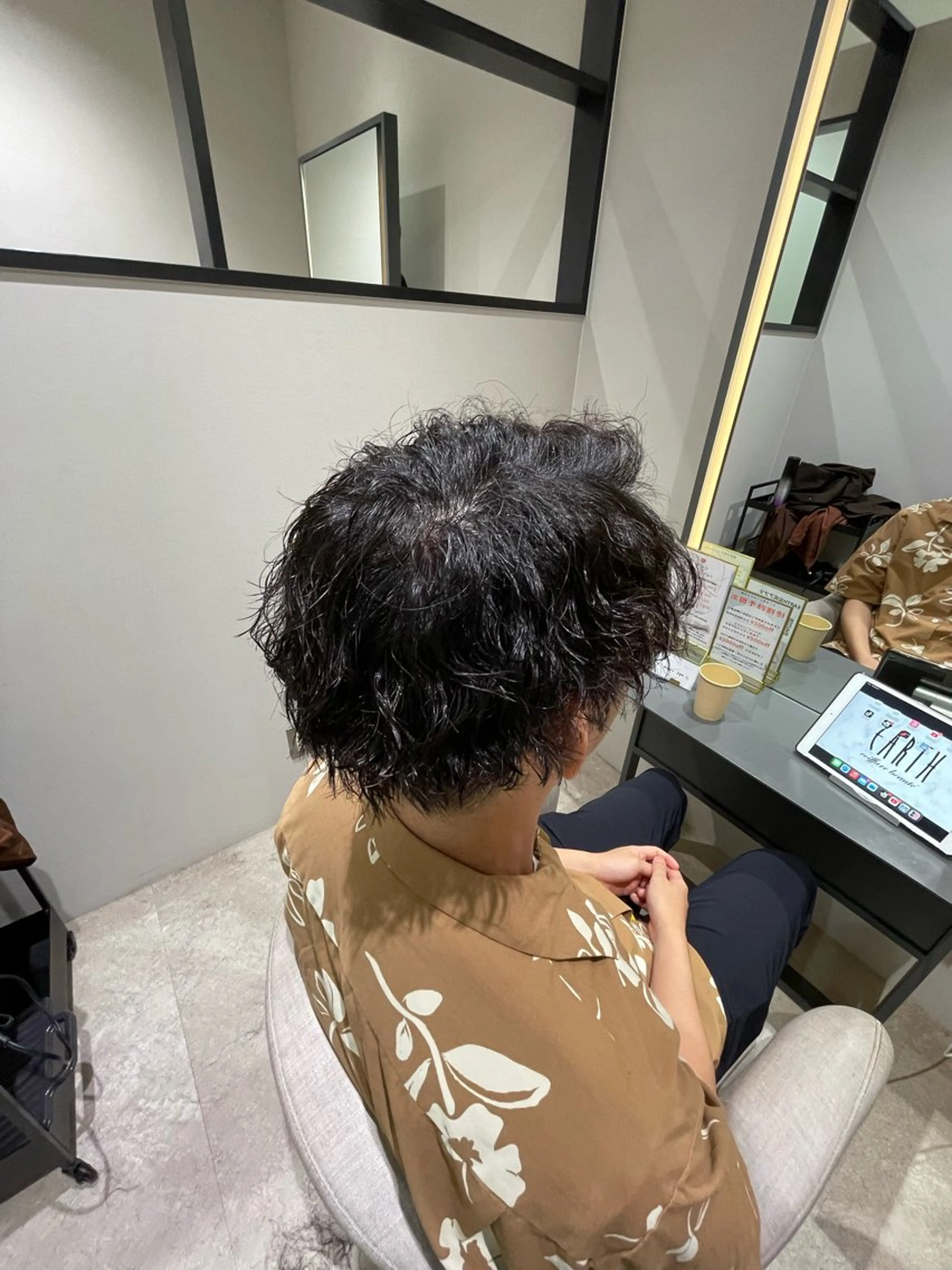 パーマ 米田翔悟/メンズ 富山婦中/ミニモのヘアスタイル