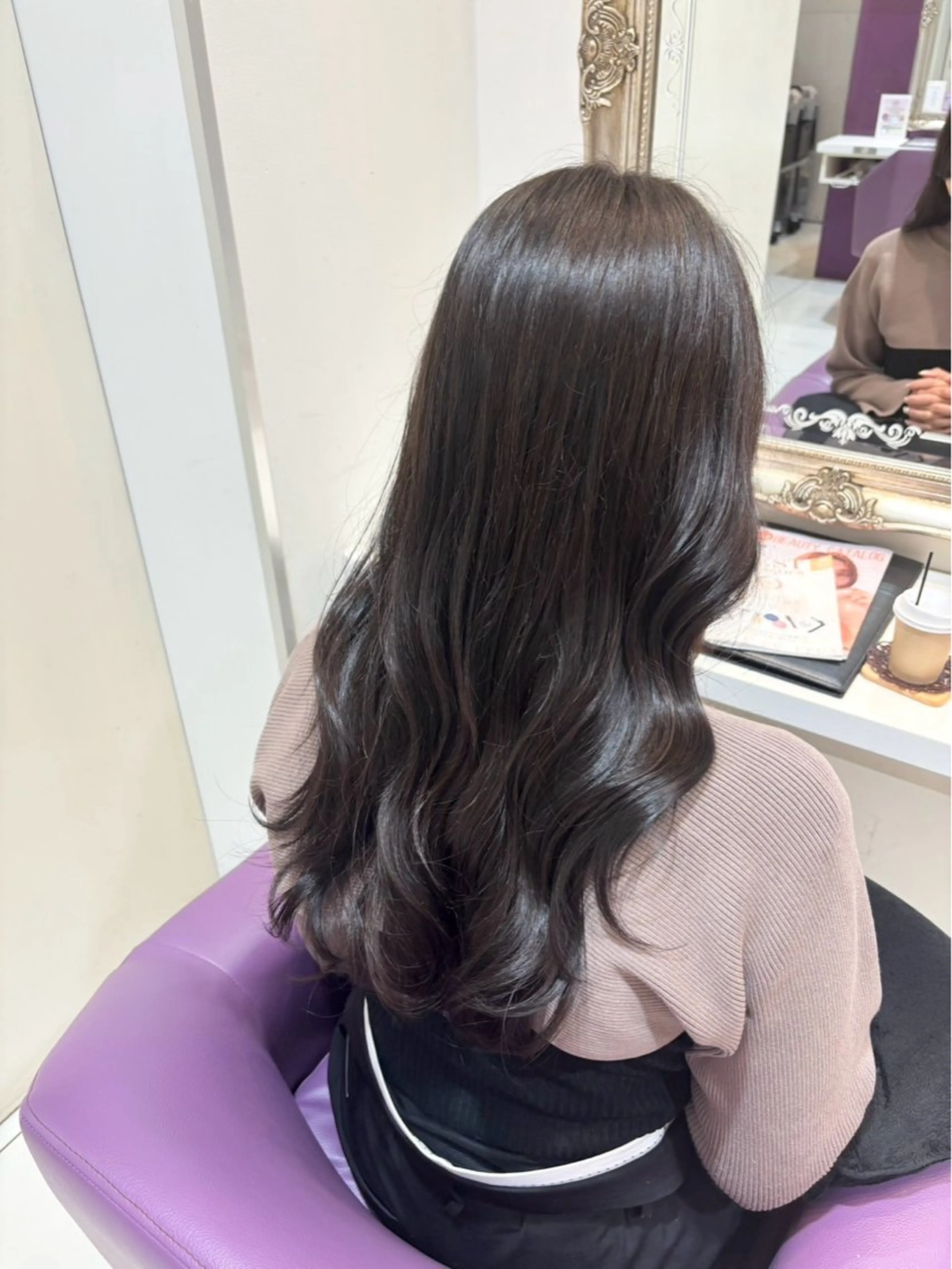 ☁コテ巻き風パーマ︎︎☁(カット込)の写真