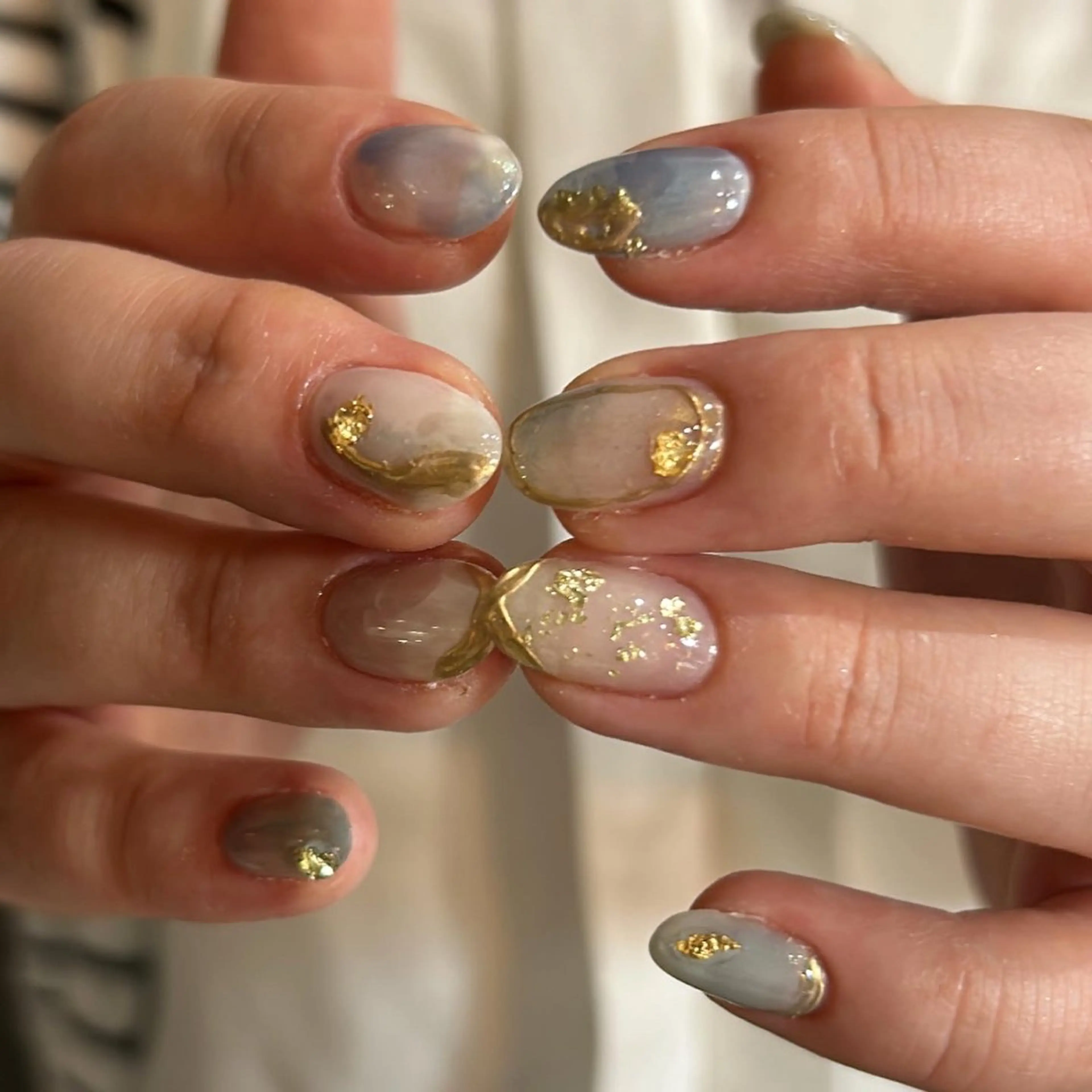 ネイル ゴールド scré as Ételのネイルデザイン