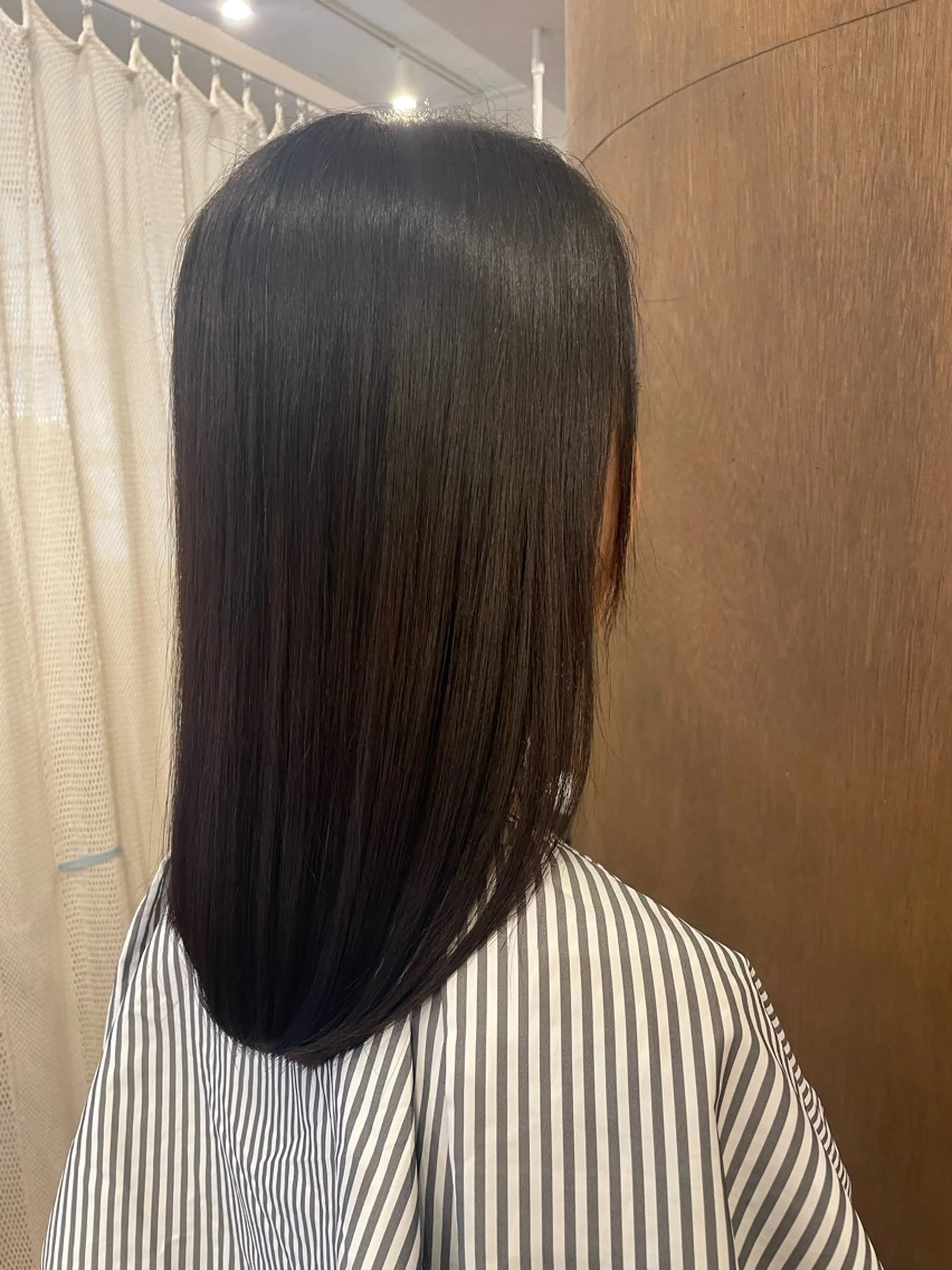 セミロング カラー 【髪質改善】【美髪】 【ツヤ髪】ほしのちりのヘアスタイル