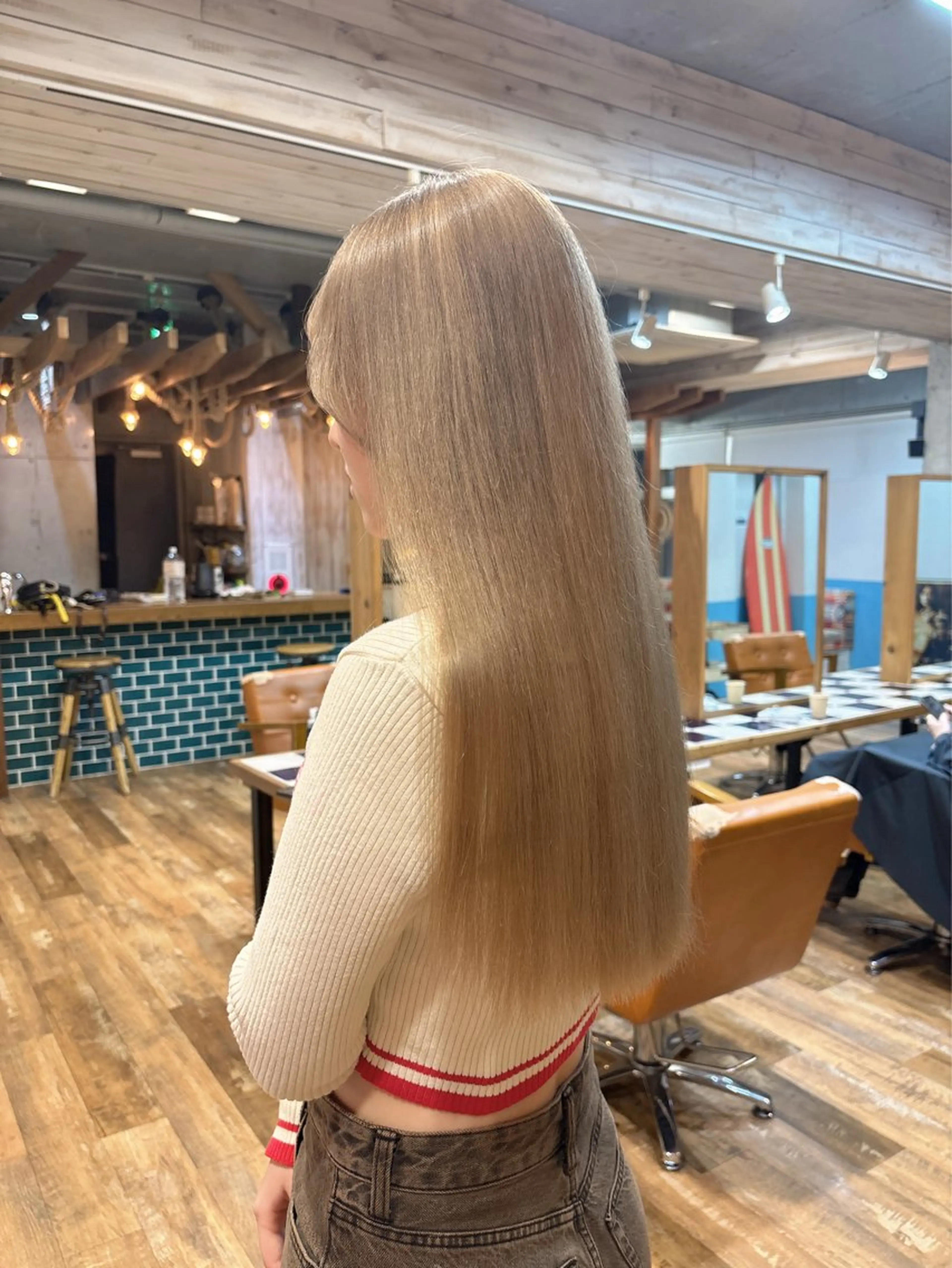 ロング カラー ヘアカラー ✨艶モテ/上質カラー 🪽🫧門倉瑠生のヘアスタイル