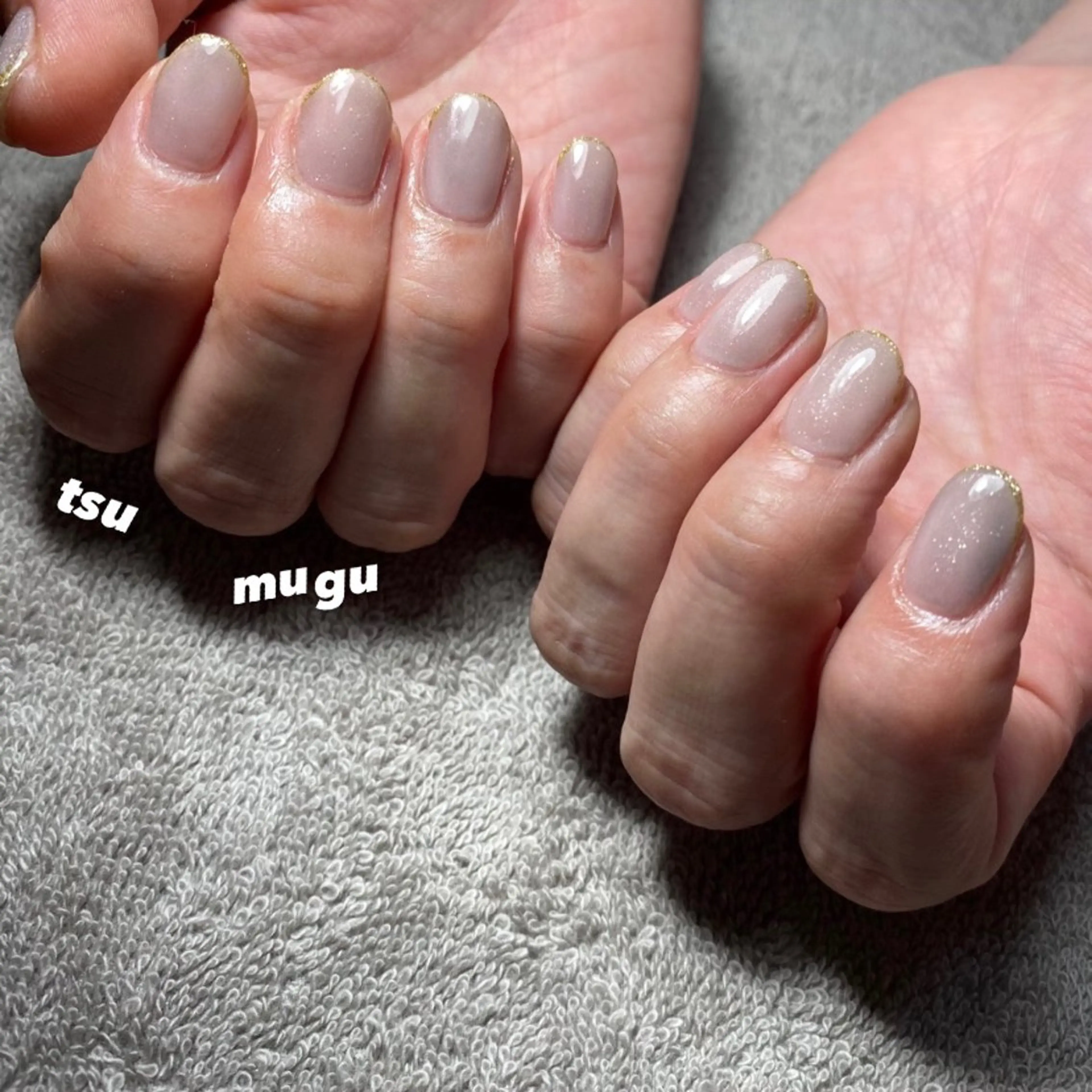 ネイル キラキラネイル マグネットネイル ミラーネイル オフィスネイル シンプルネイル ハンドネイル つむぐ サロンのネイルデザイン