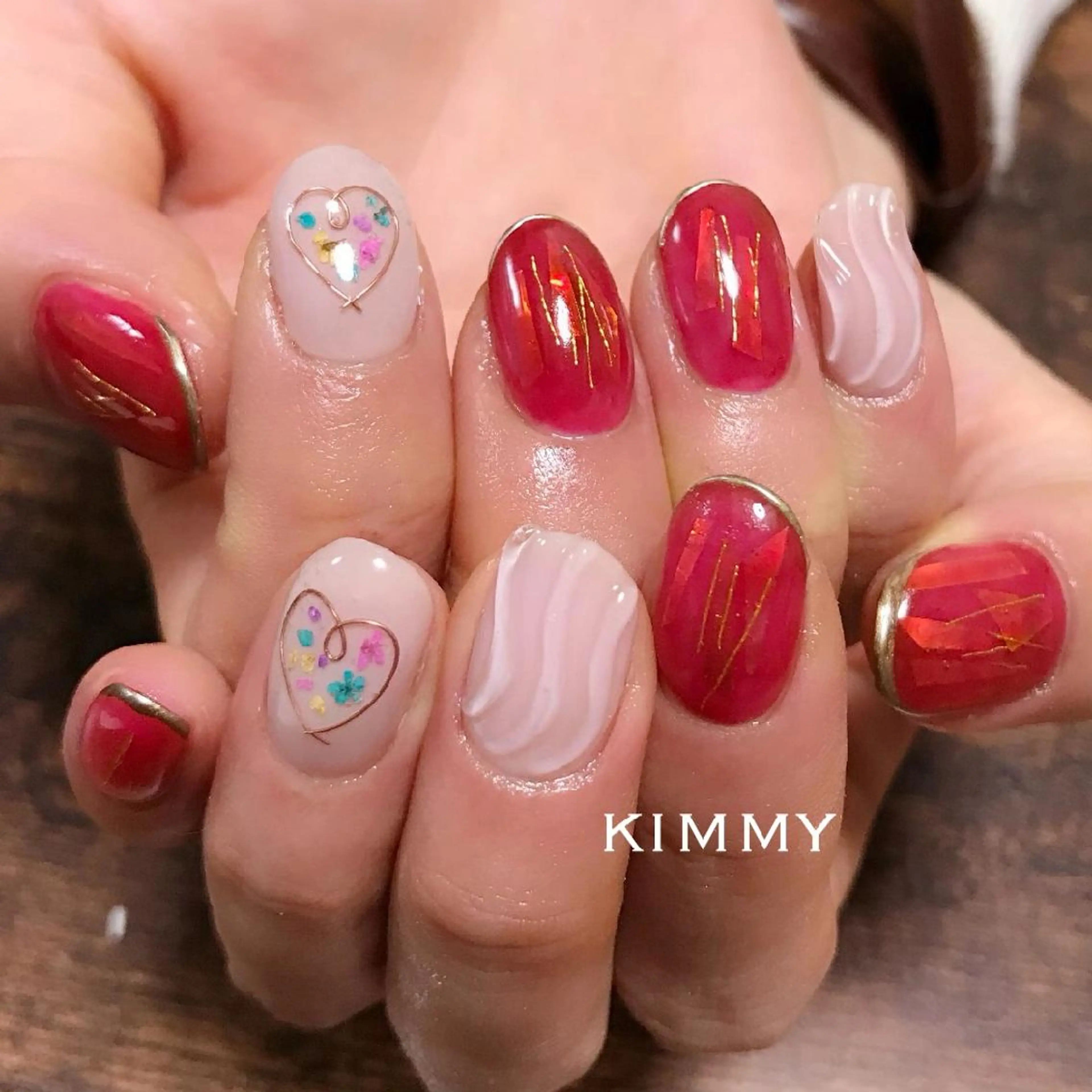 ネイル ハンドネイル kimmy nailsのネイルデザイン