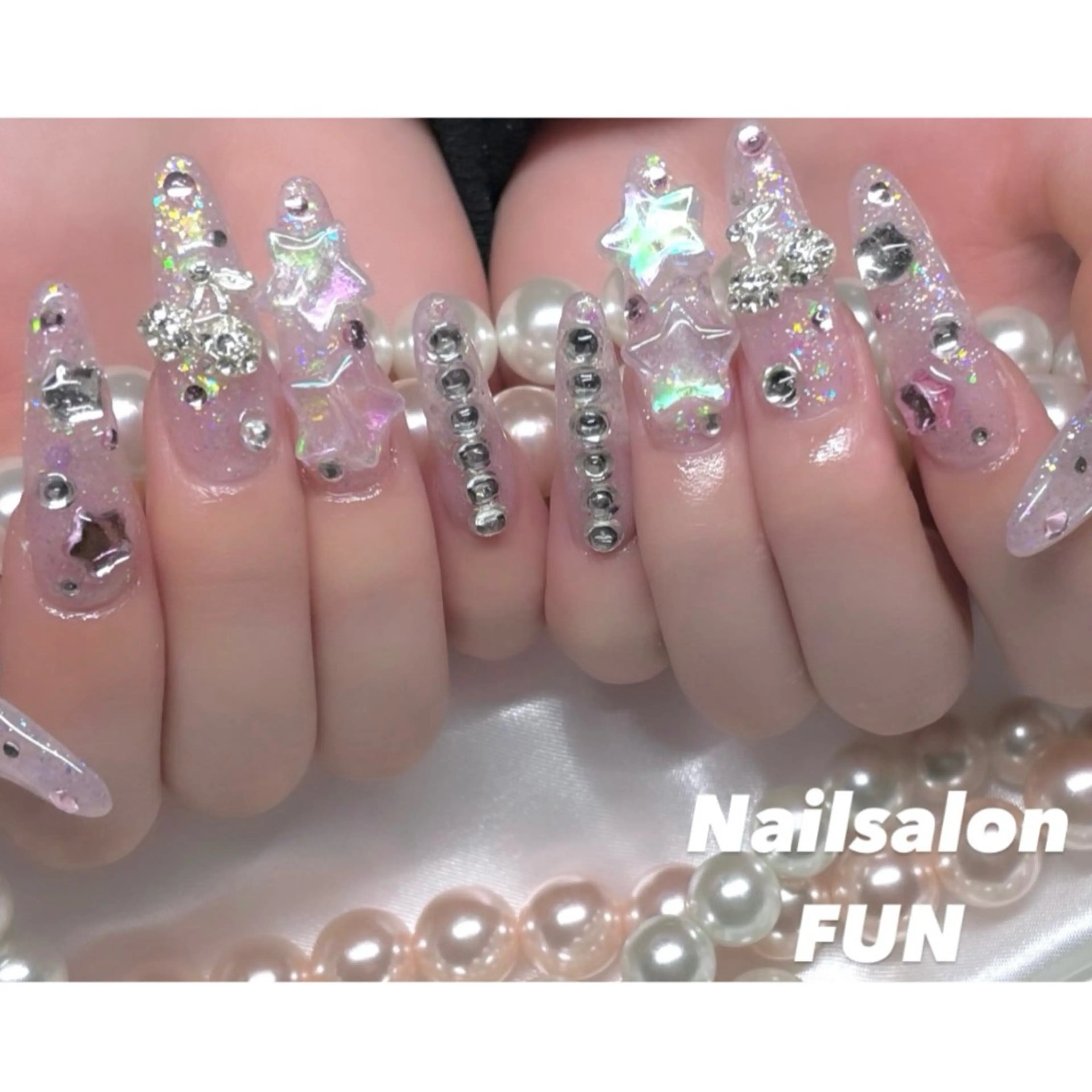 ネイル アートネイル ネイルチップ Nailsalon FUN🌈のネイルデザイン