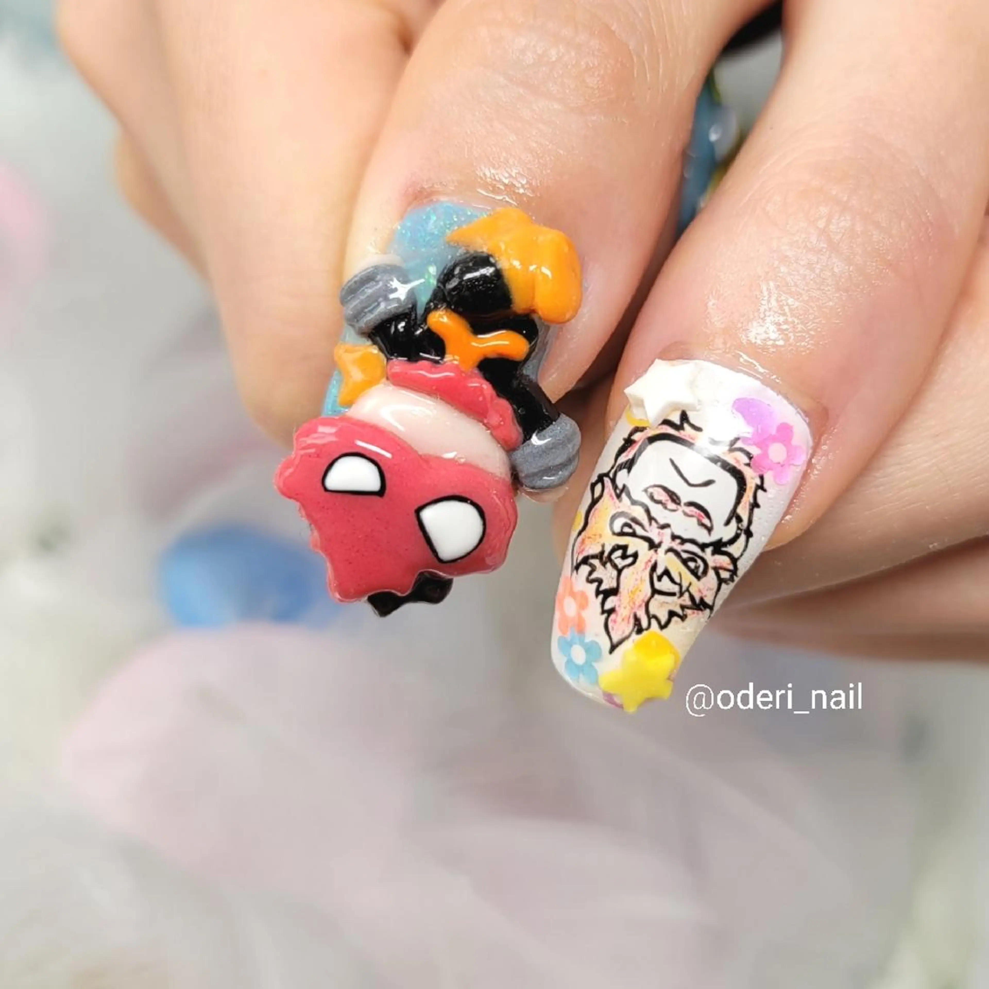 ネイル アートネイル ジェルネイル おで@ oderi_nailのネイルデザイン