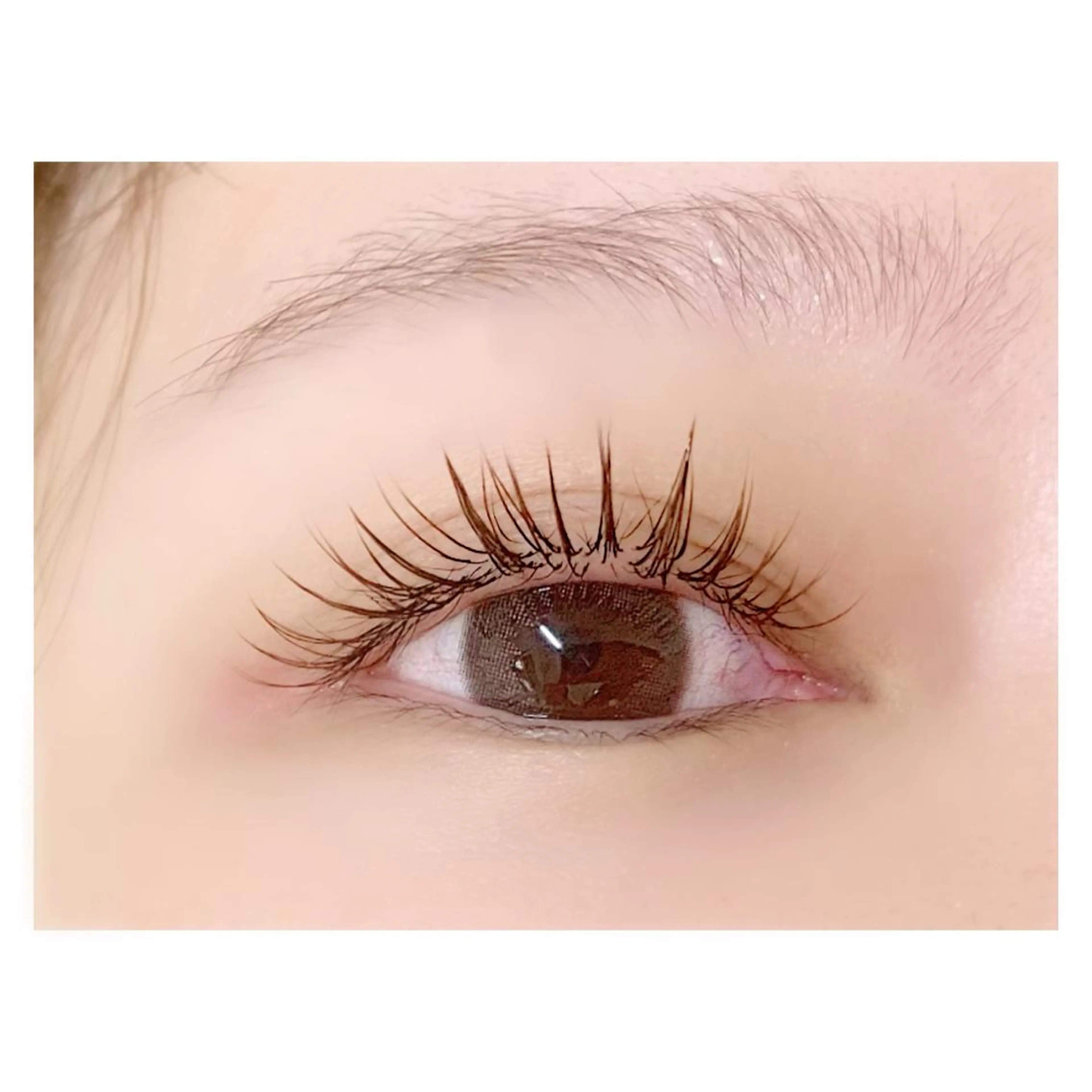 マツエク・マツパ カラーマツエク フラットラッシュ 長濱 美夏のマツエク・マツパデザイン