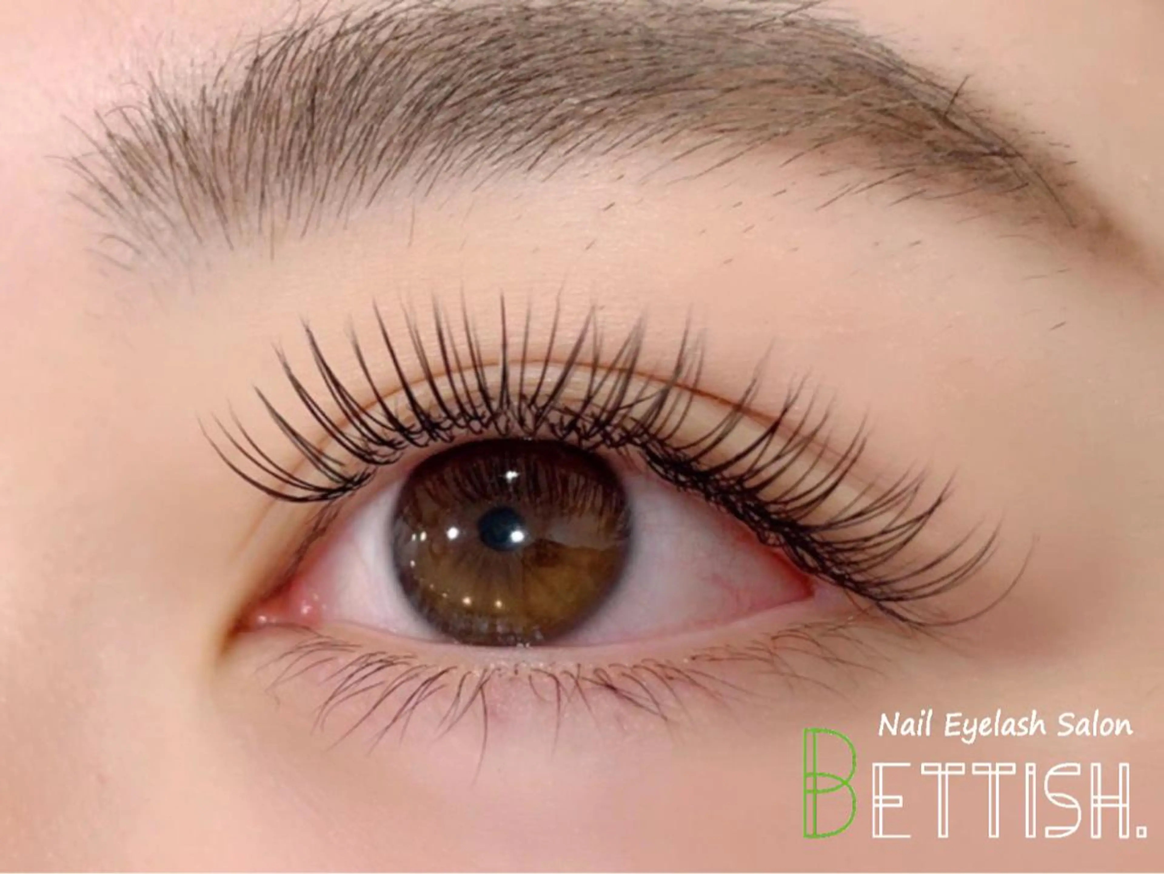 マツエク・マツパ フラットラッシュ BETTISH. MAIのマツエク・マツパデザイン