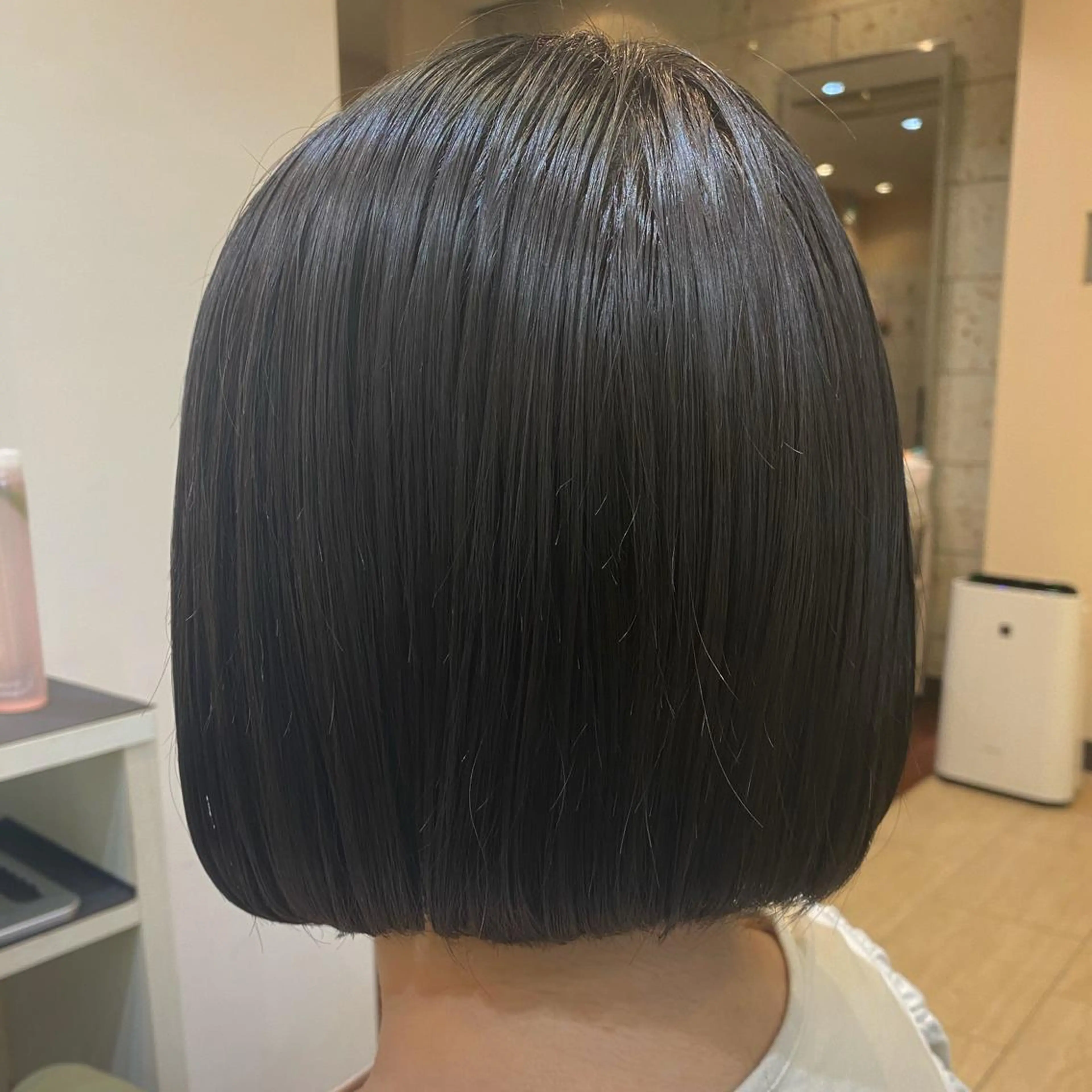 ショート カラー 縮毛矯正 wa daのヘアスタイル