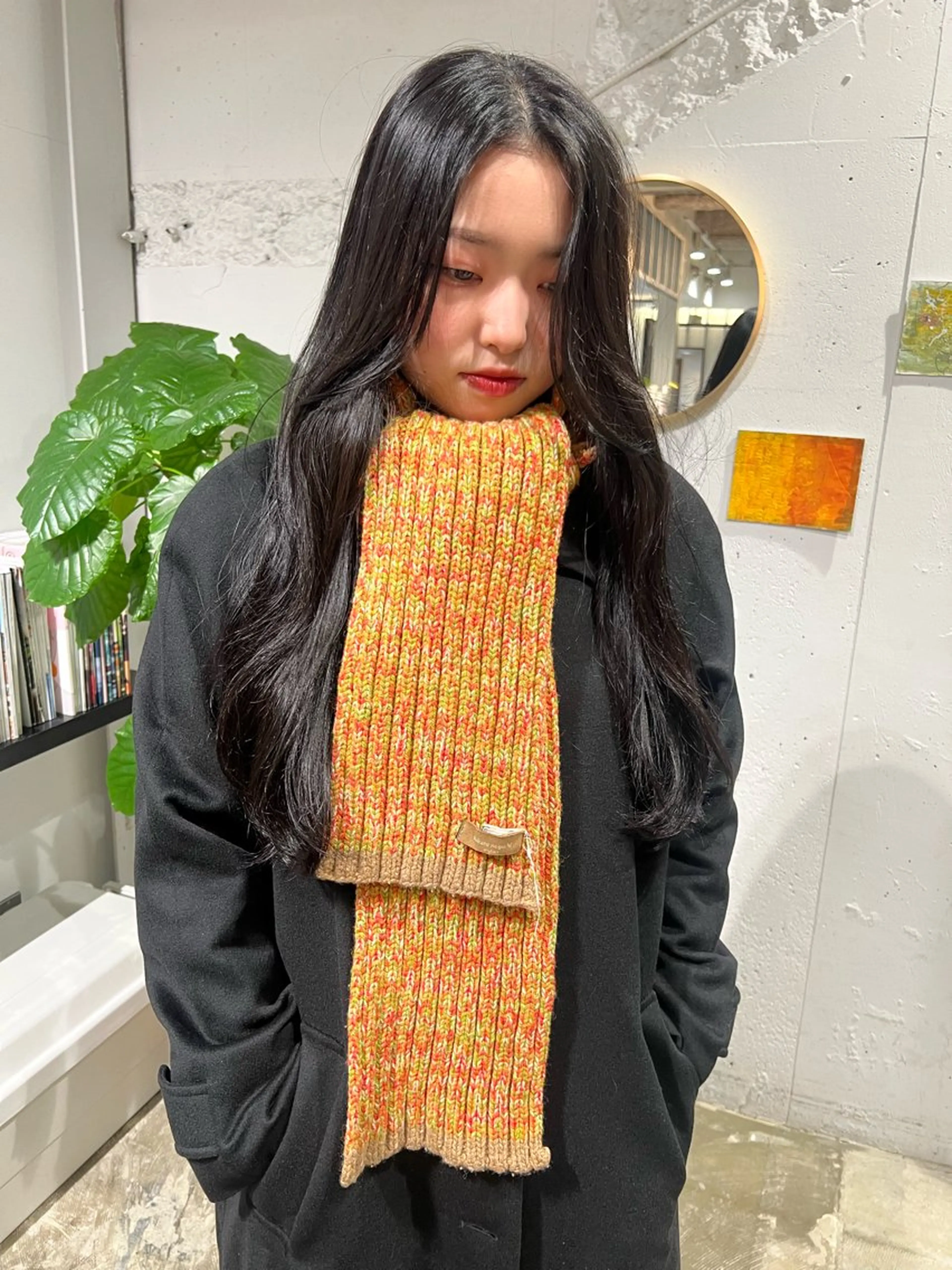 ロング カット ヘアカラー 石井 菜々のヘアスタイル