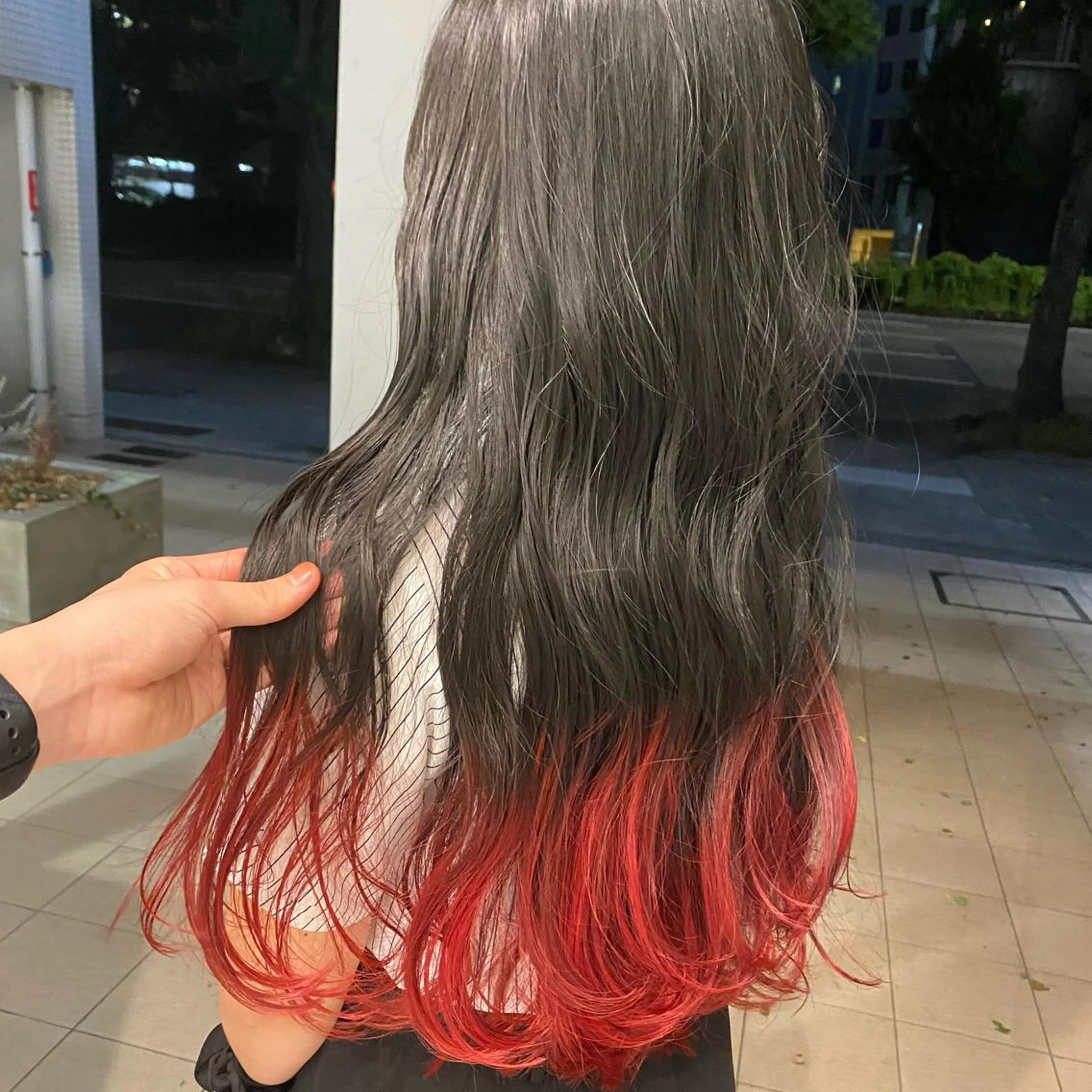 ロング カラー KEIGO/パーマ ハイトーン/DEANのヘアスタイル