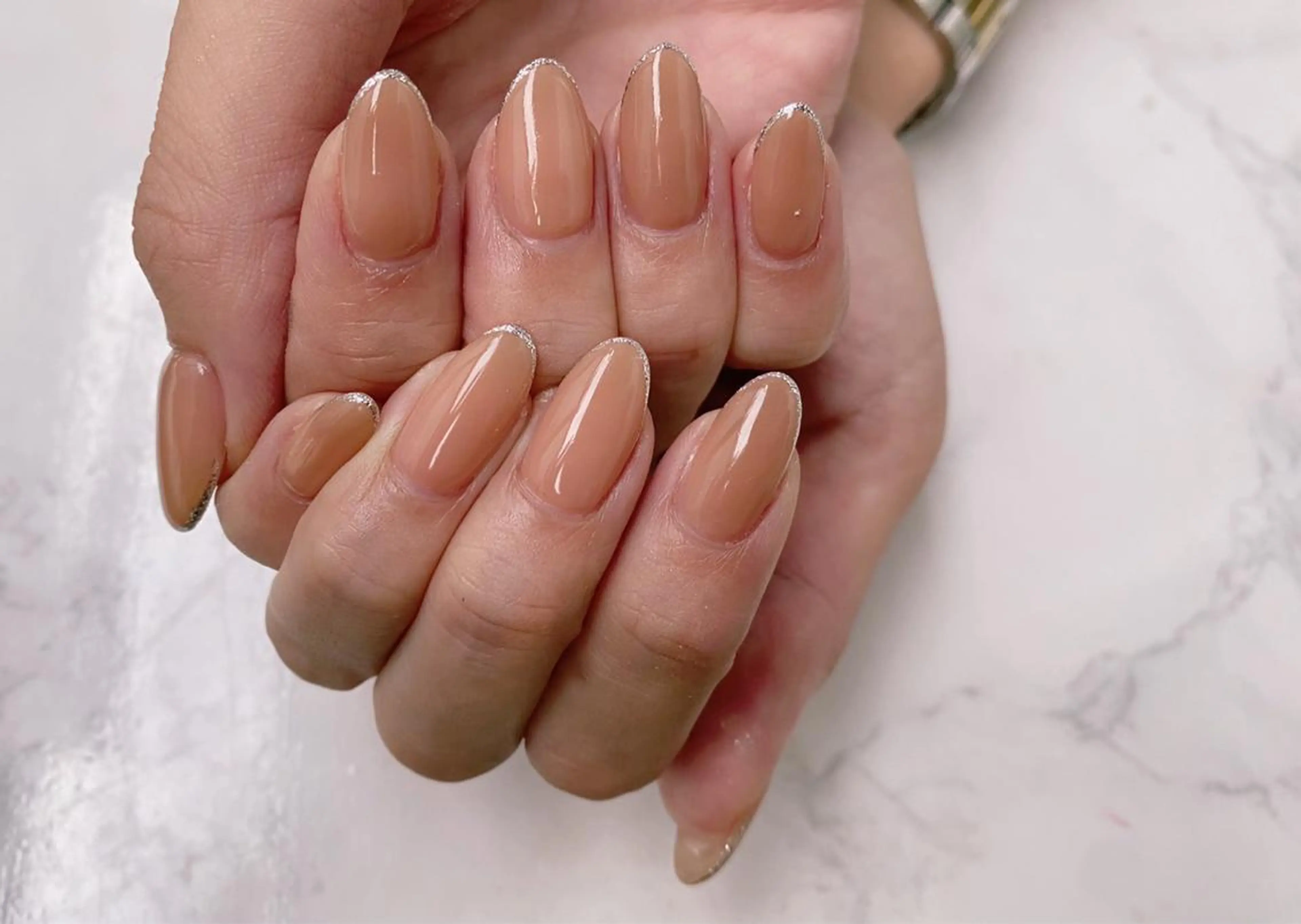 ネイル フレンチネイル 【やり放題専門店】 スカルプ＆長さ出しのネイルデザイン