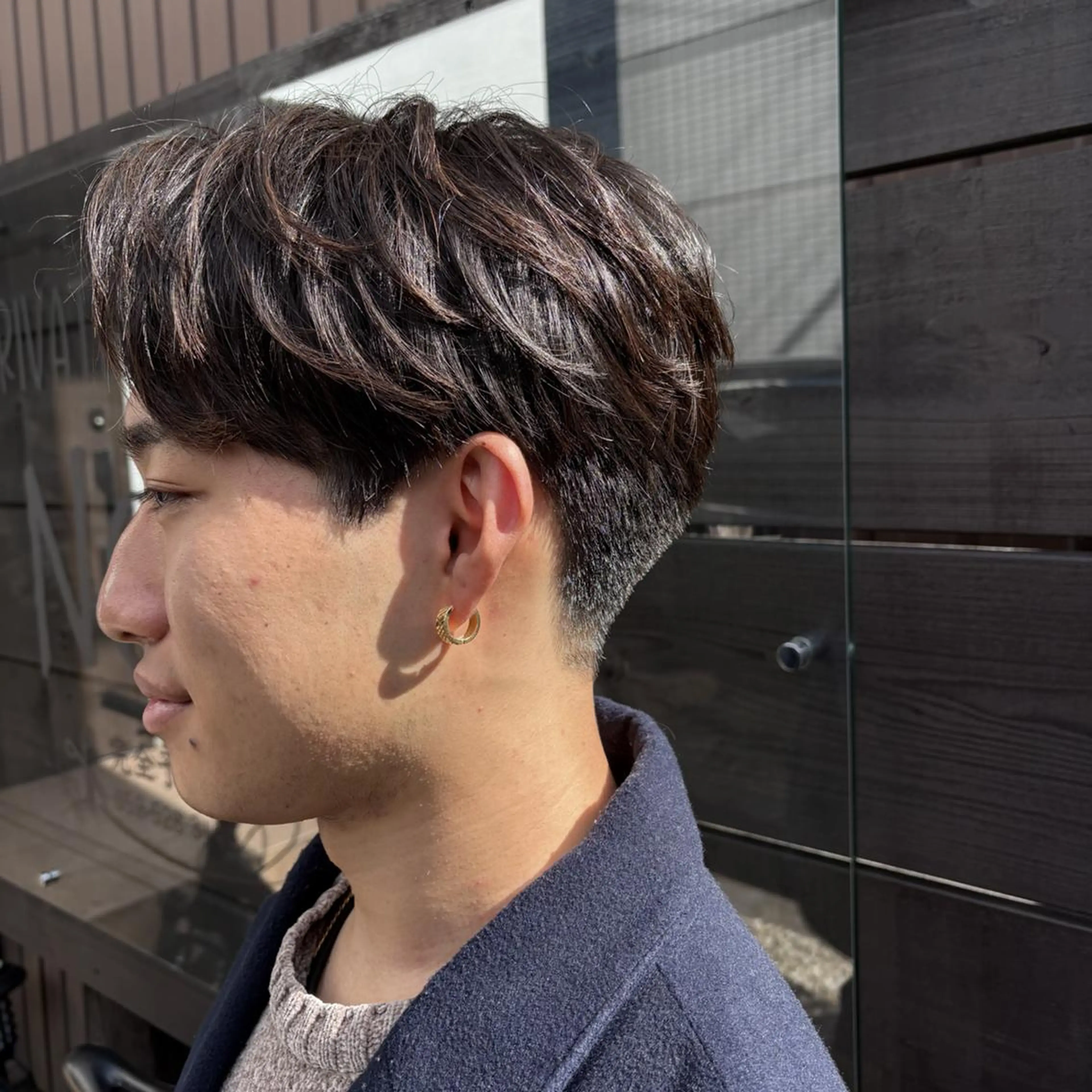 ショート メンズ メンズパーマ 学生（メンズ向け） 学生 カット パーマPrivate SalonNoa名駅のヘアスタイル