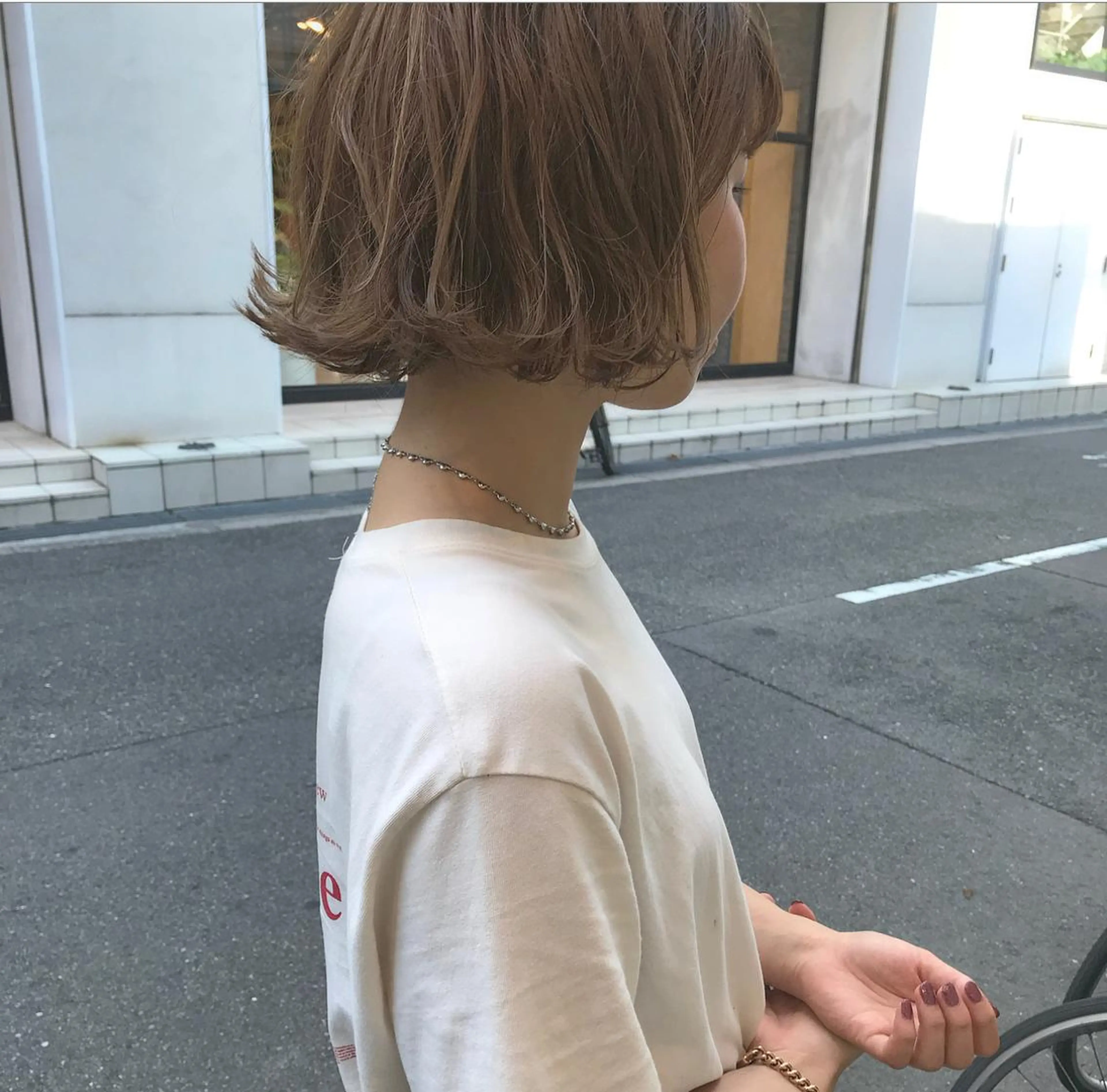 ショート カラー stylist店長 岡本真依のヘアスタイル