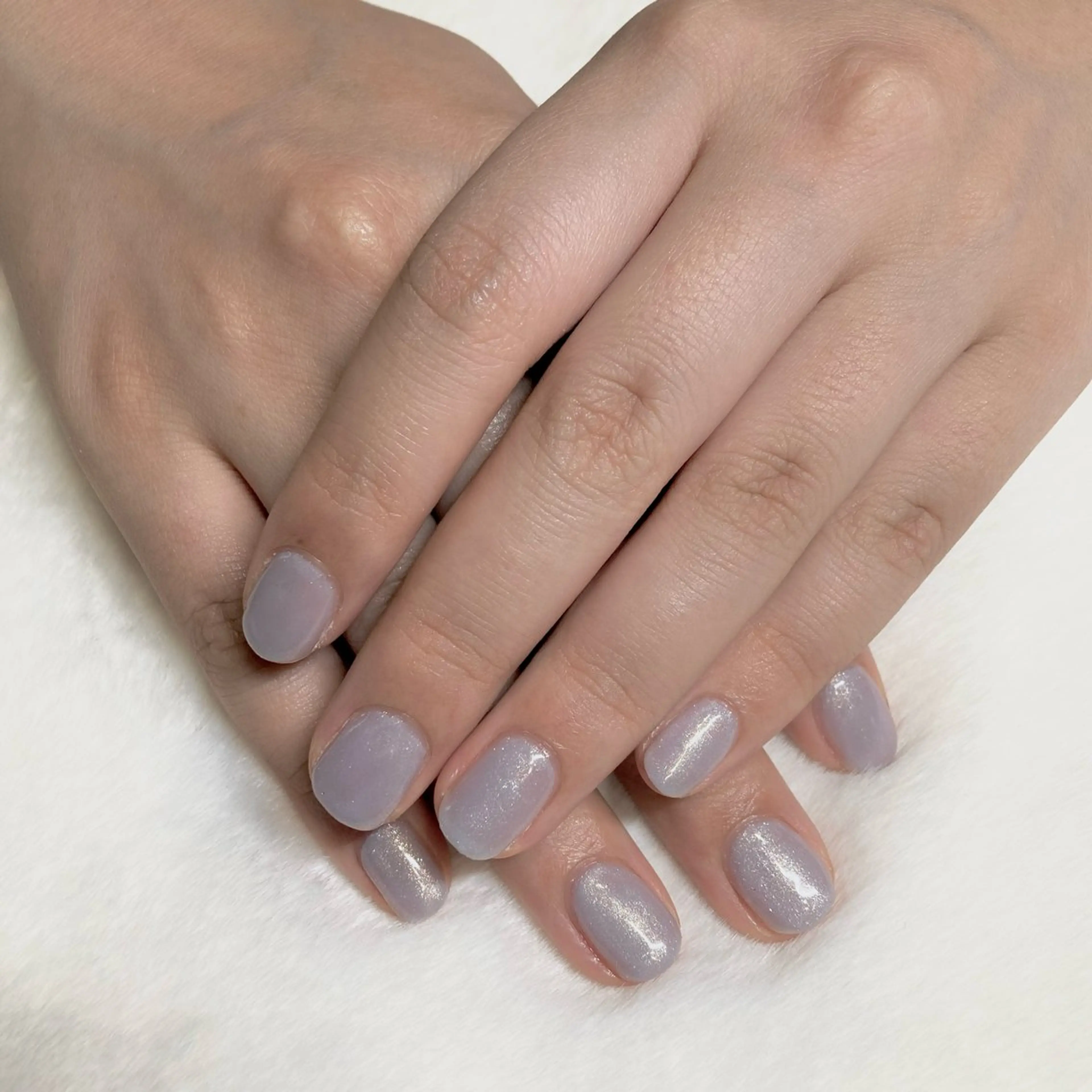 ネイル 水色 ワンカラーネイル nail You&beのネイルデザイン