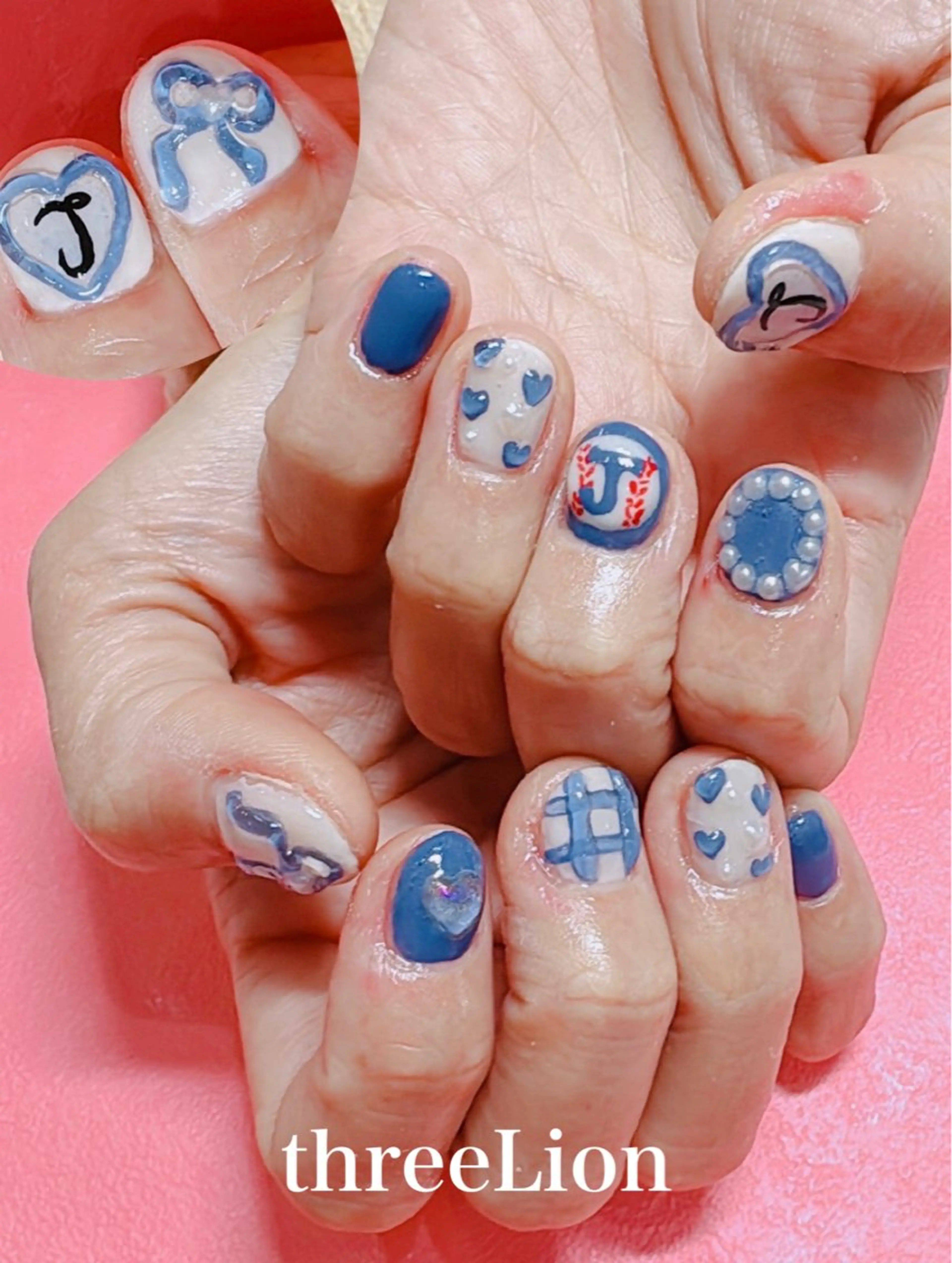 ネイル ハンドネイル threeLion ネイル&アイラッシュのネイルデザイン