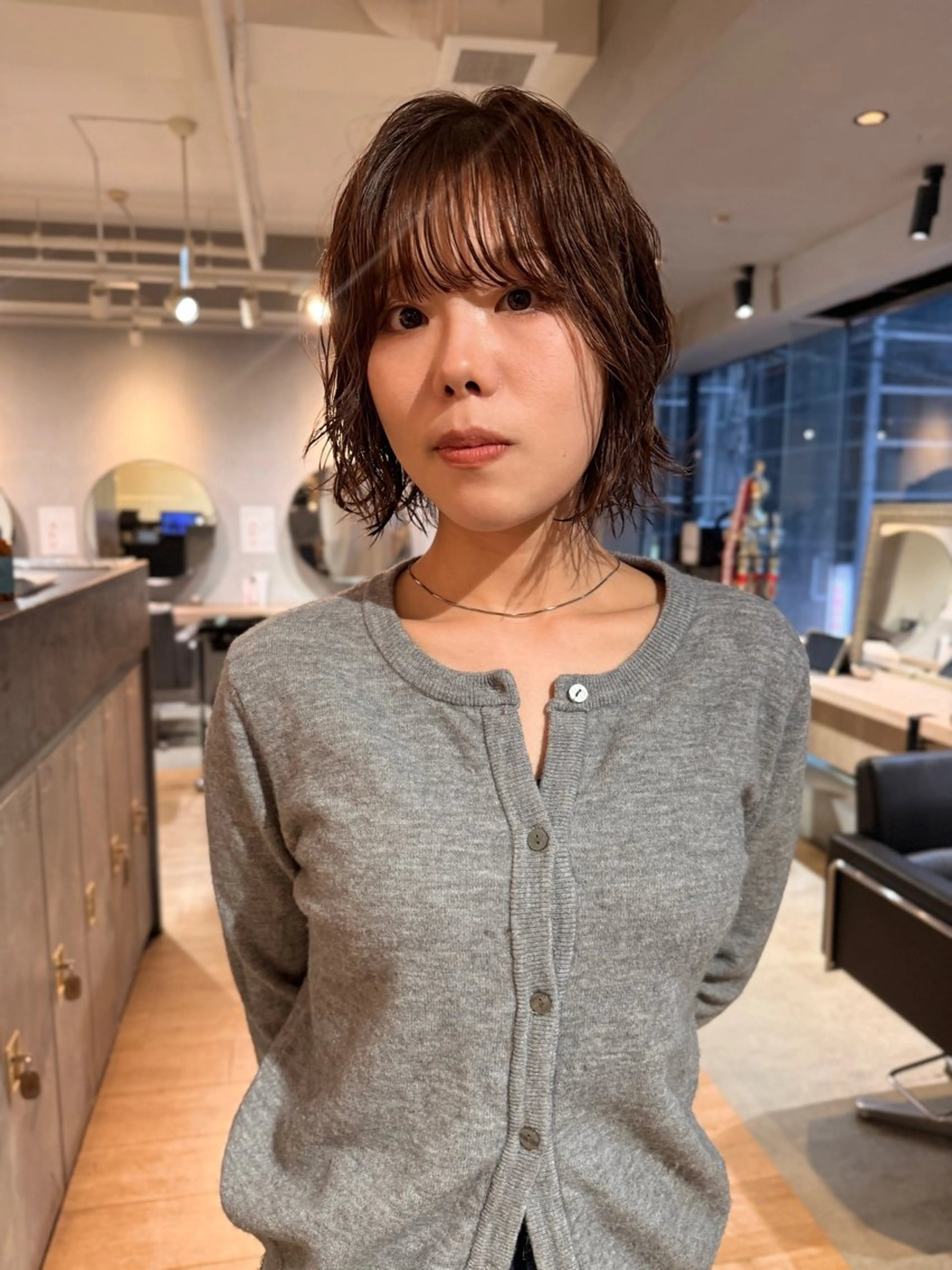 【ケアしながらオシャレに】カット+おしゃれパーマ+オッジオットトリートメント✨の写真