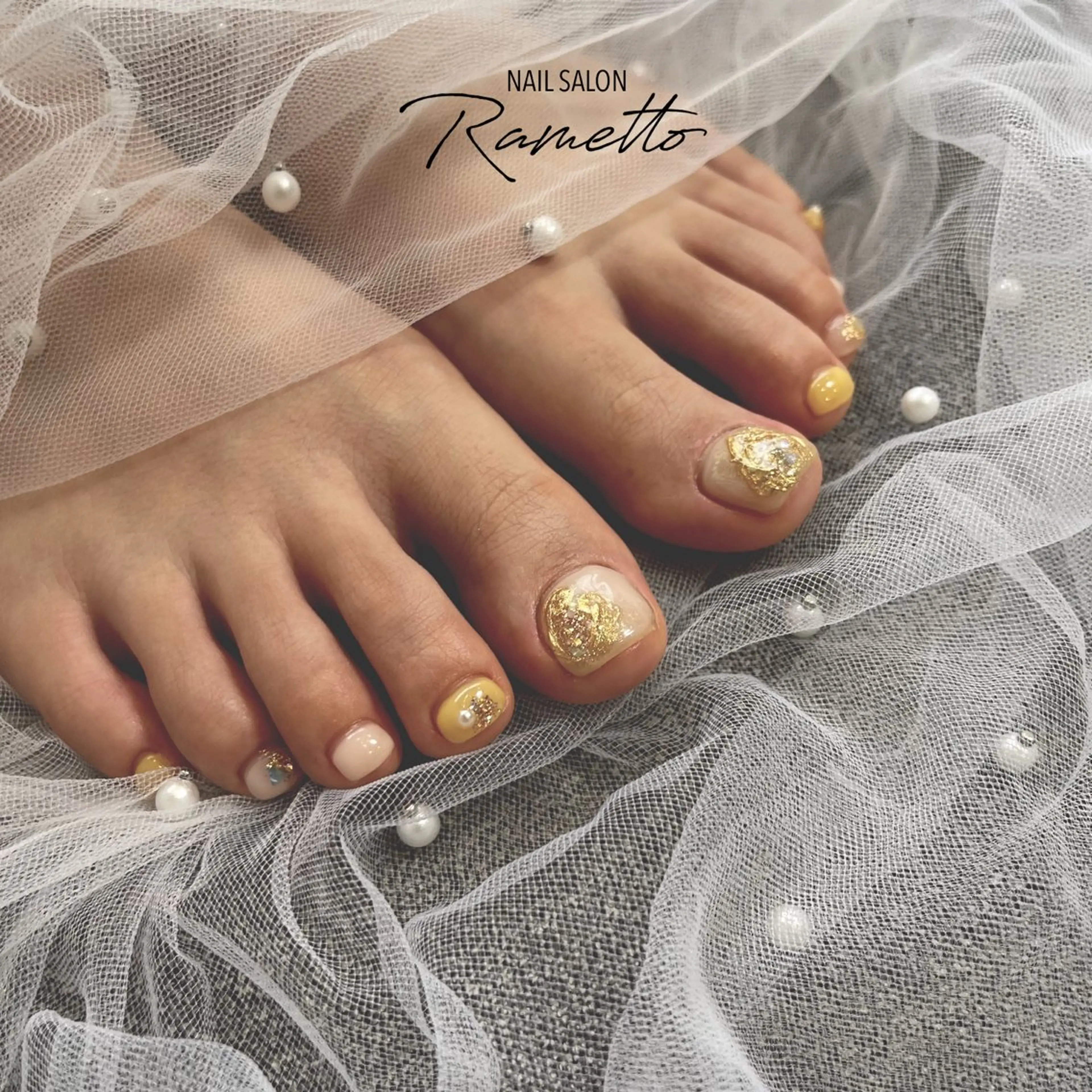 ネイル フットネイル NAILSALON Ramettoのネイルデザイン