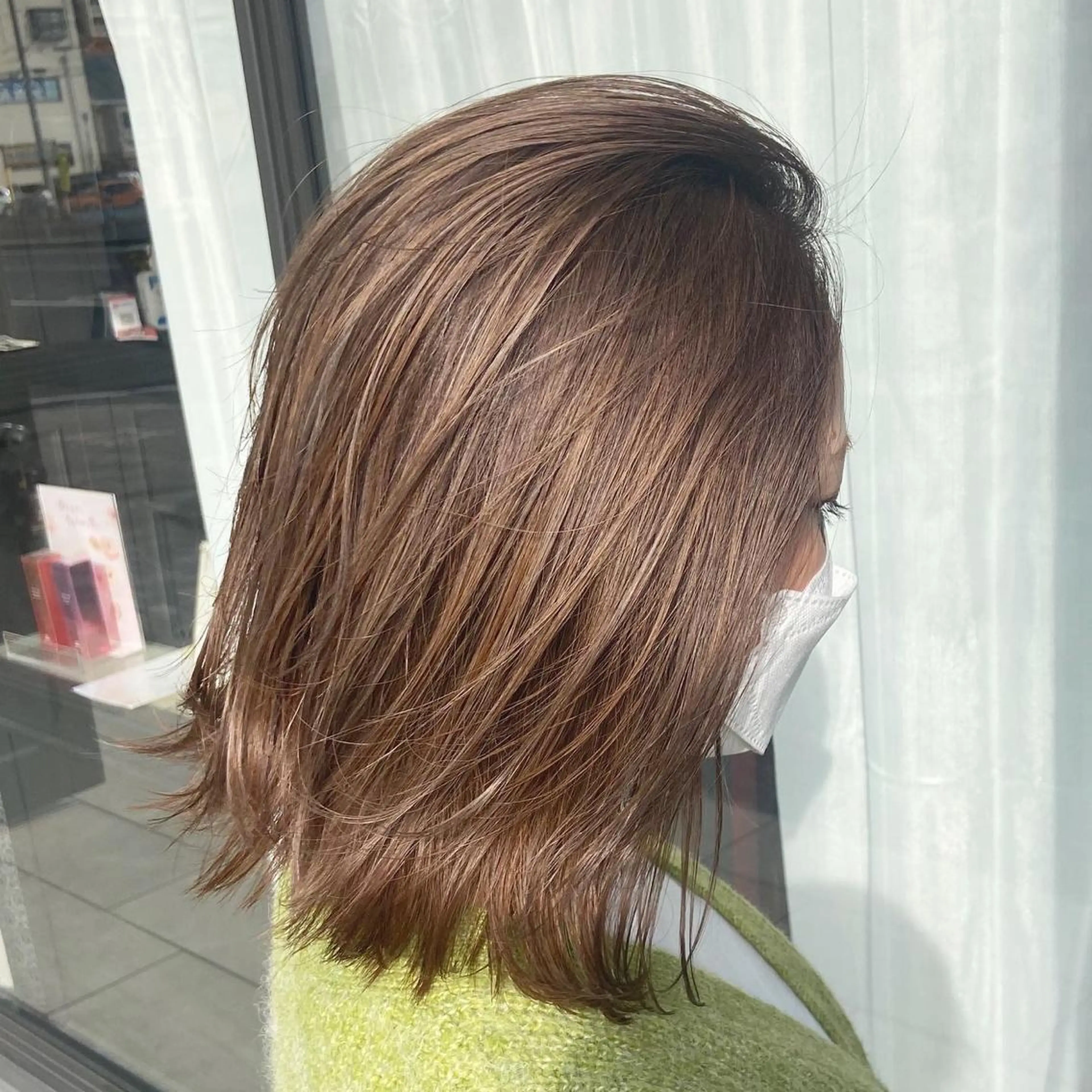 カラー ヘアカラー トリートメント 峯 志帆のヘアスタイル