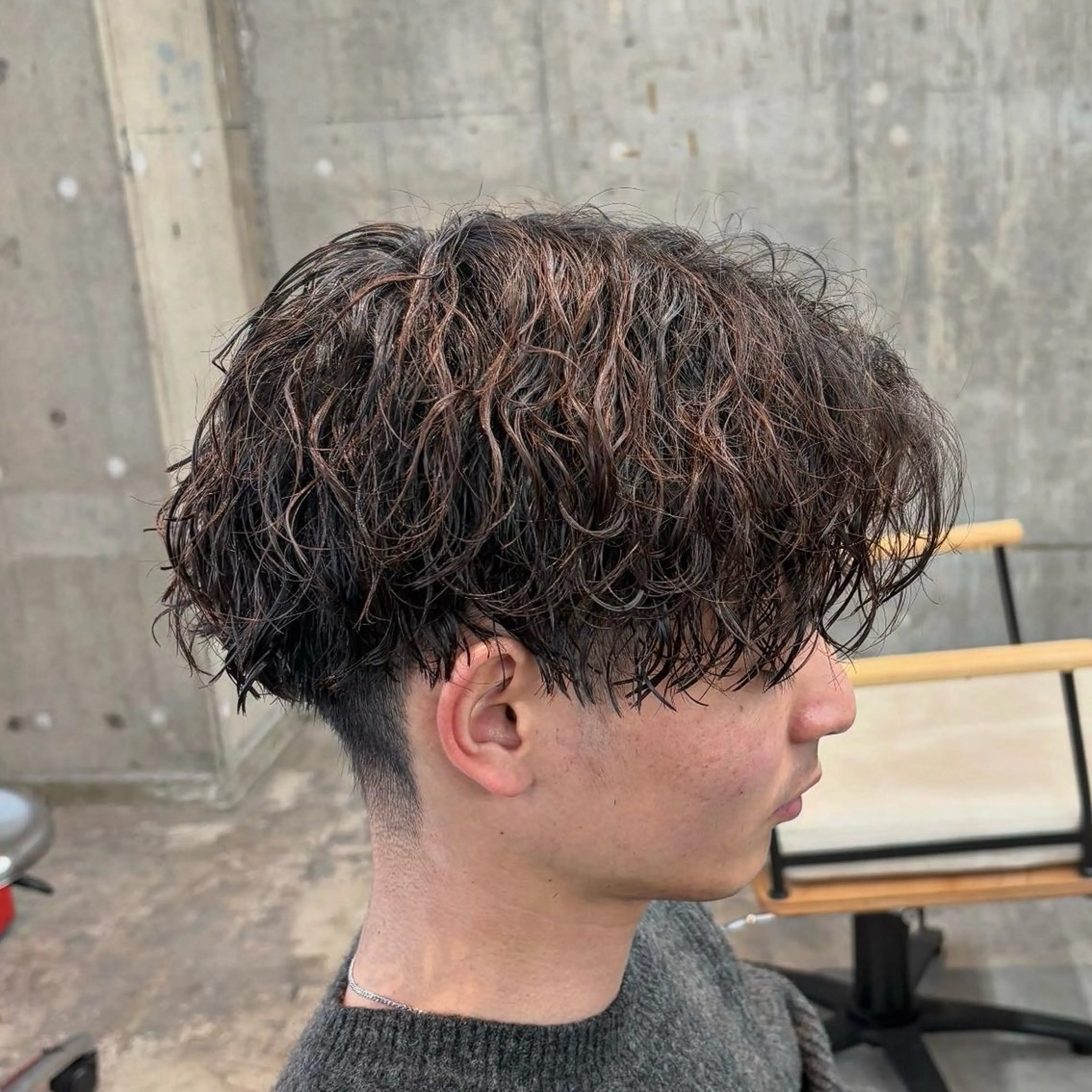 ショート カラー パーマ メンズ カット パーマ 🎧【パーマ師】 SOUMA🎧のヘアスタイル