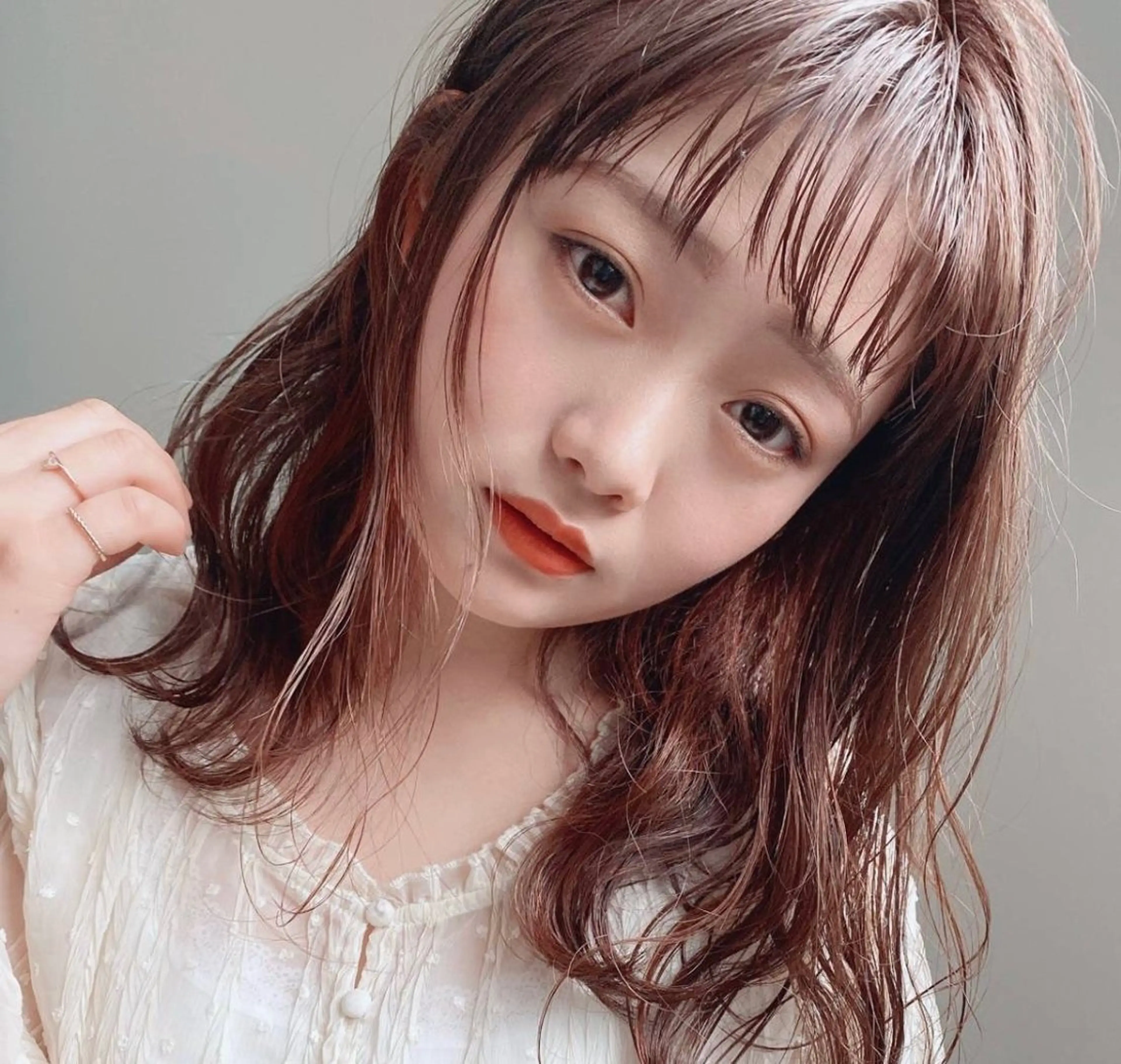 セミロング パーマ セミロングパーマ カット ヘアカラー パーマ トリートメント ヘッドスパ ヘアセット Hiroshi ヒロシのヘアスタイル