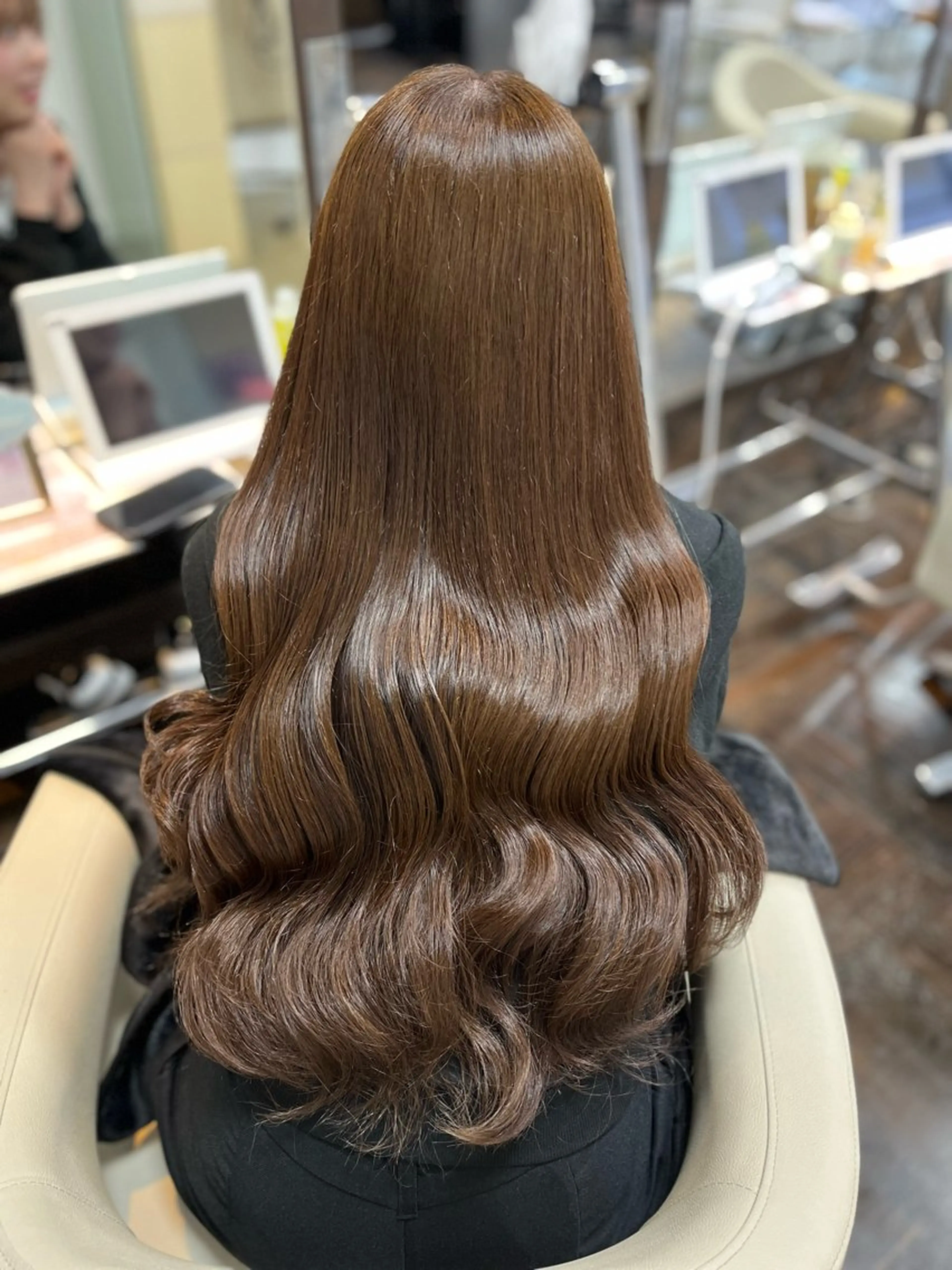 ロング 髪質改善 木本晴香/髪質改善 /艶カラー透明感のヘアスタイル