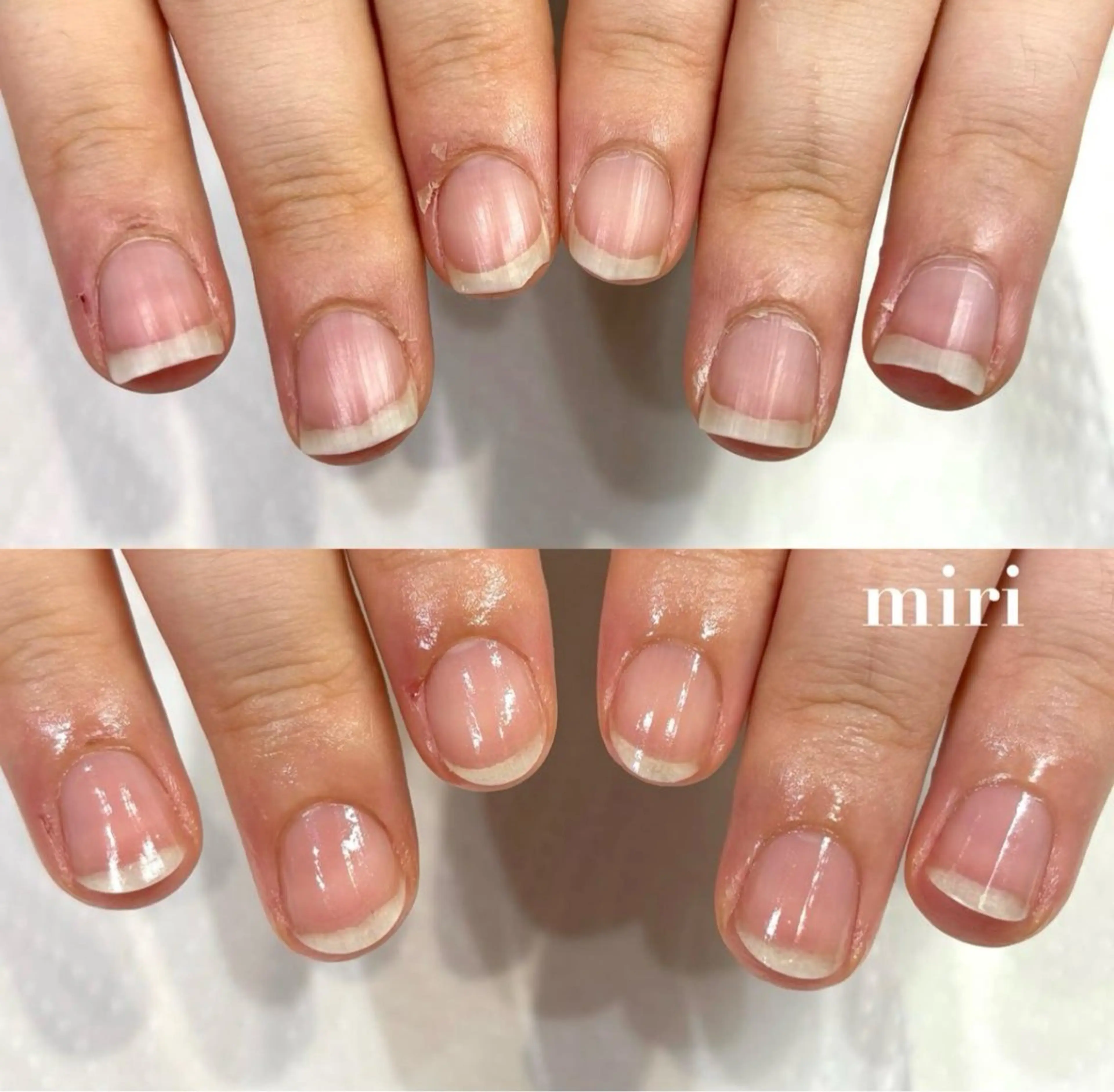 ネイル ハンドケア 新宿代々木/ちゅるん キレイめ/miriのネイルデザイン