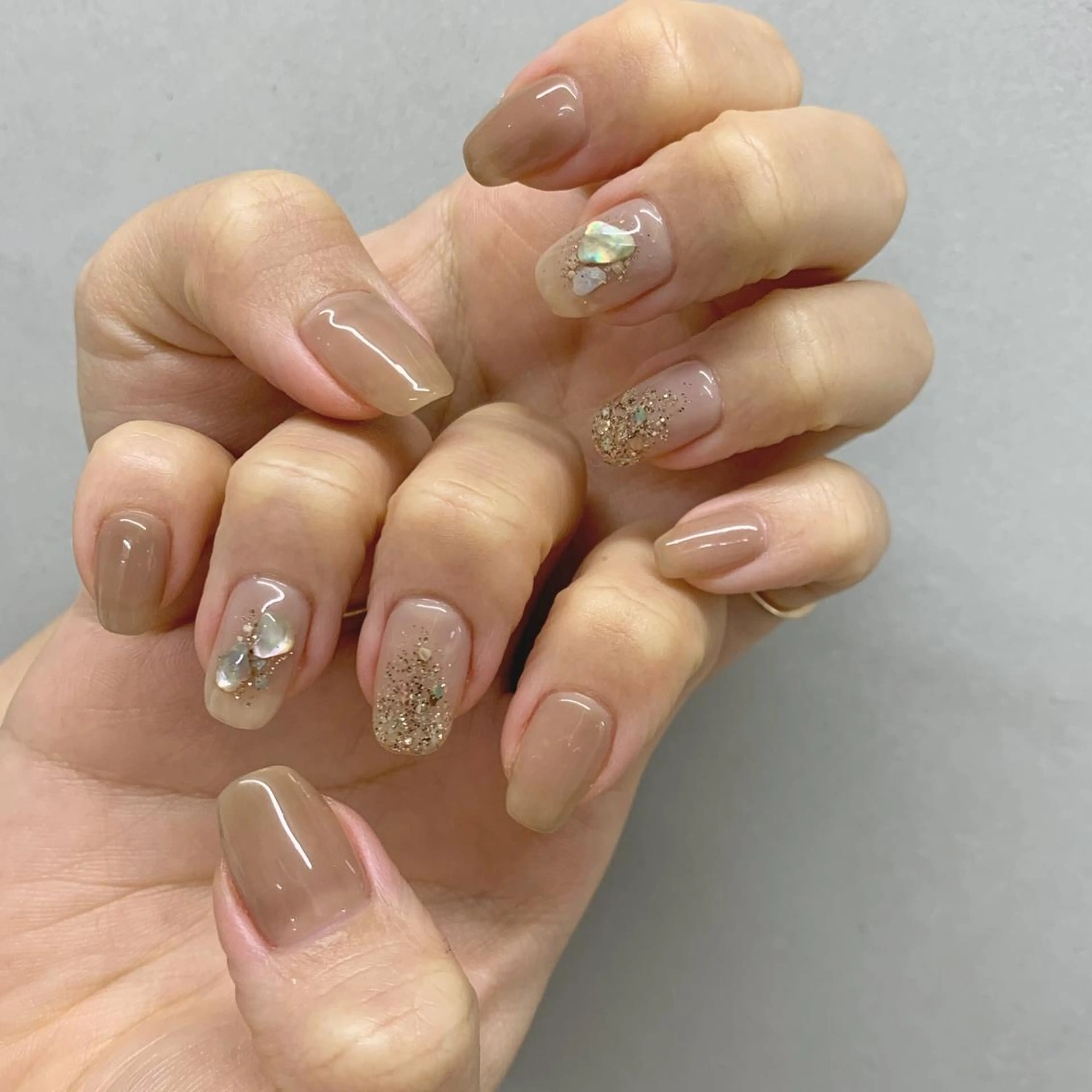 ネイル 新宿ニュアンスネイル makotoのネイルデザイン