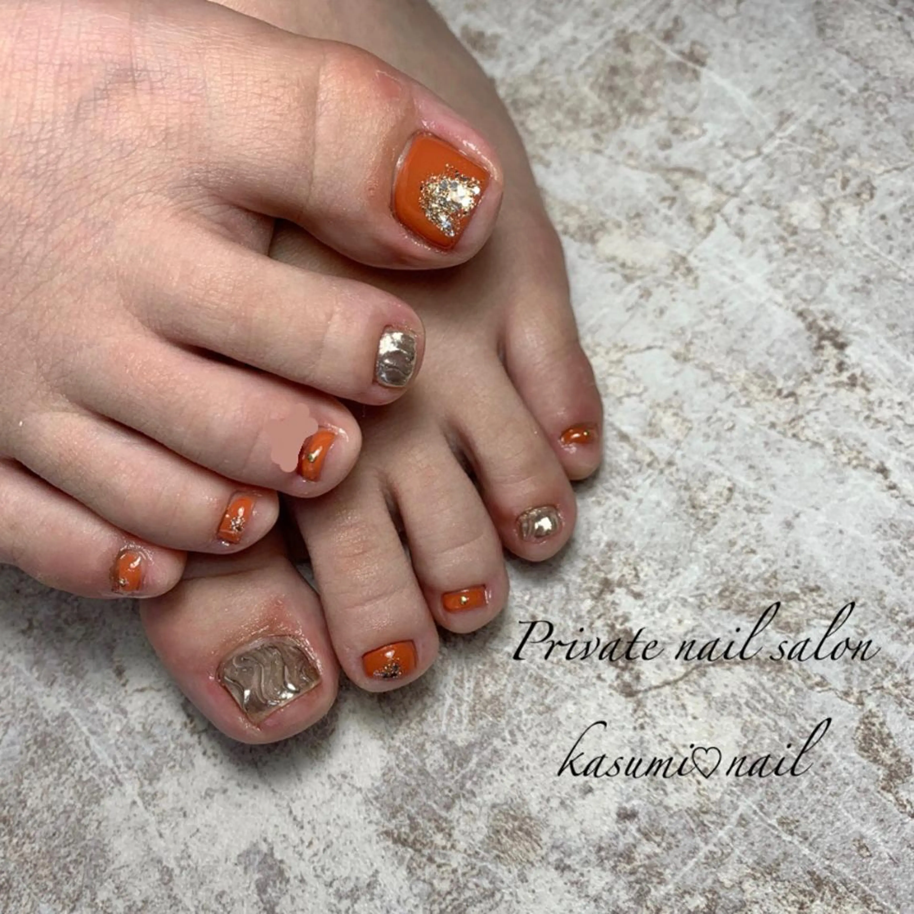 ネイル アートネイル フットネイル ジェルネイル マグネットネイル 大理石ネイル(マーブル) KASUMI♡ Nailのネイルデザイン