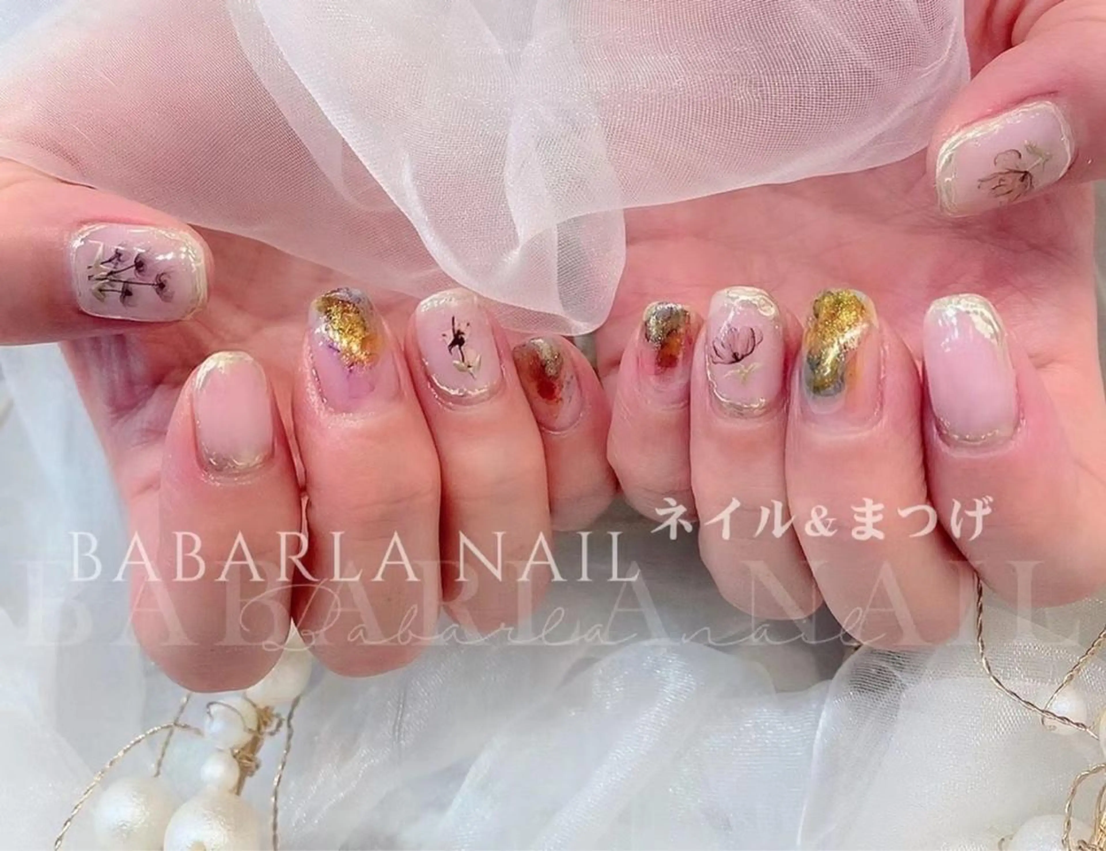 ネイル ピンク Babarla Nailのネイルデザイン