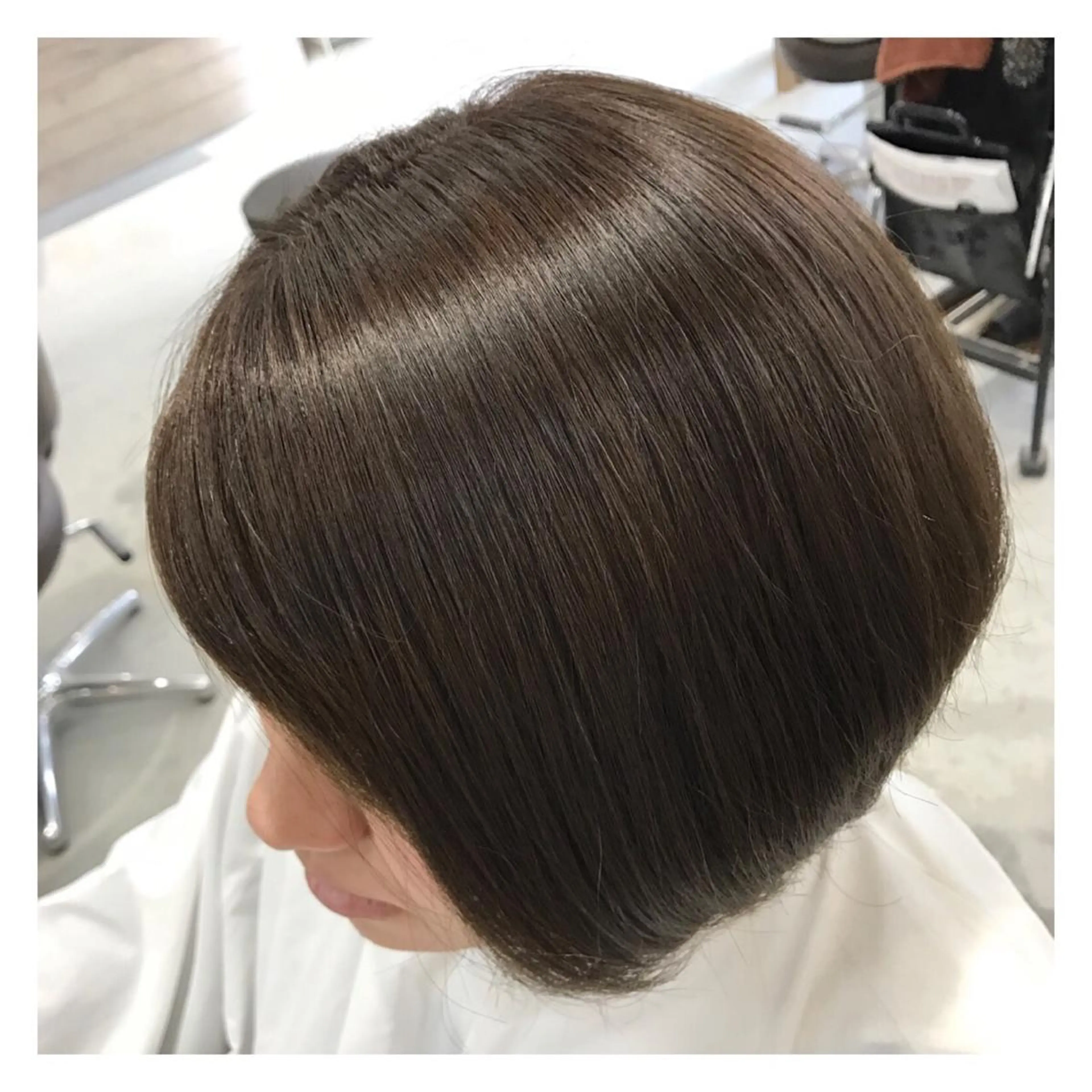 ショート カラー ヘアアレンジ アッシュ ベージュカラー イルミナカラー 福壽 優奈のヘアスタイル