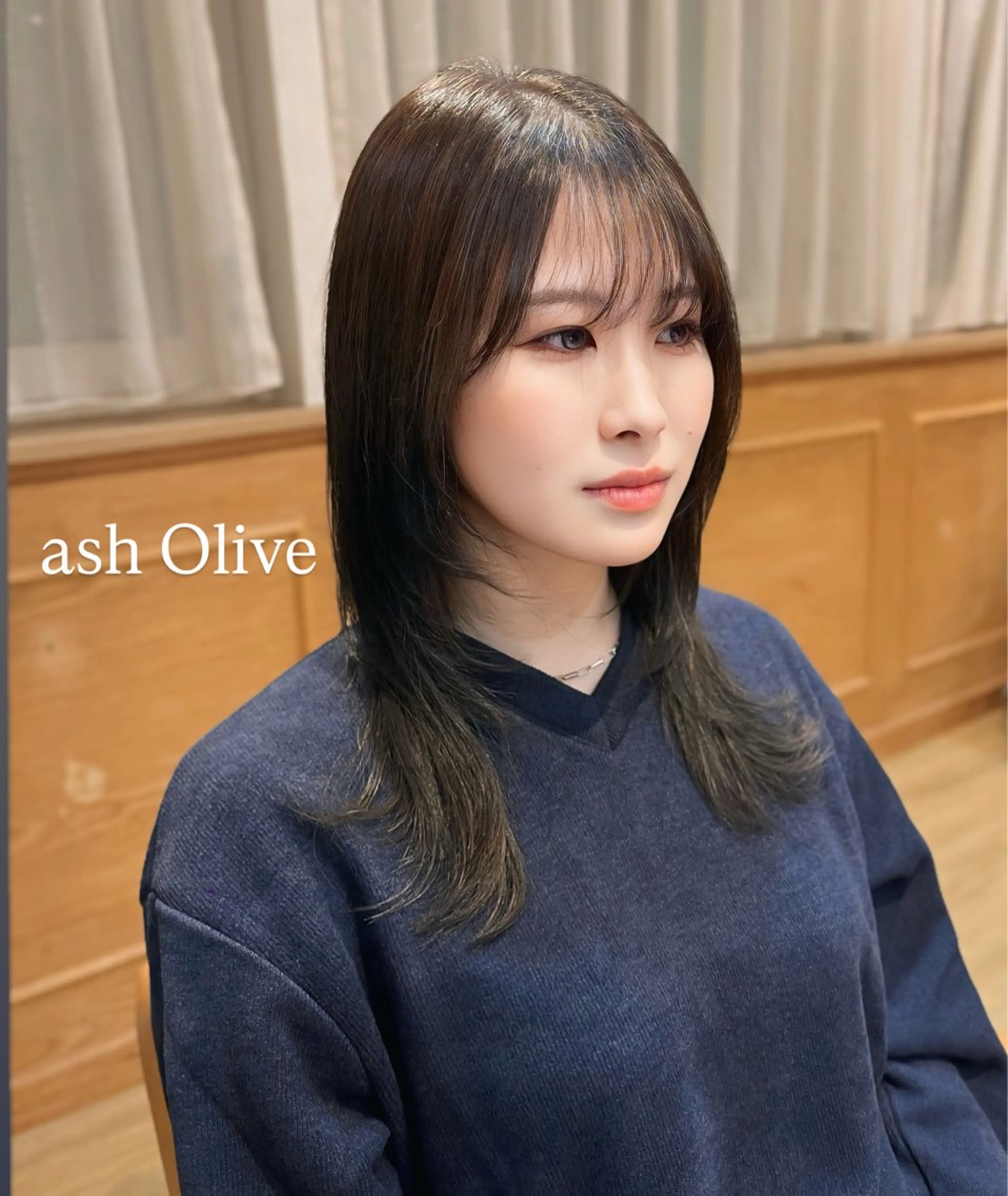 セミロング カラー ヘアカラー トリートメント 🌻shuka透明感 艶感カラー/新宿🌻のヘアスタイル