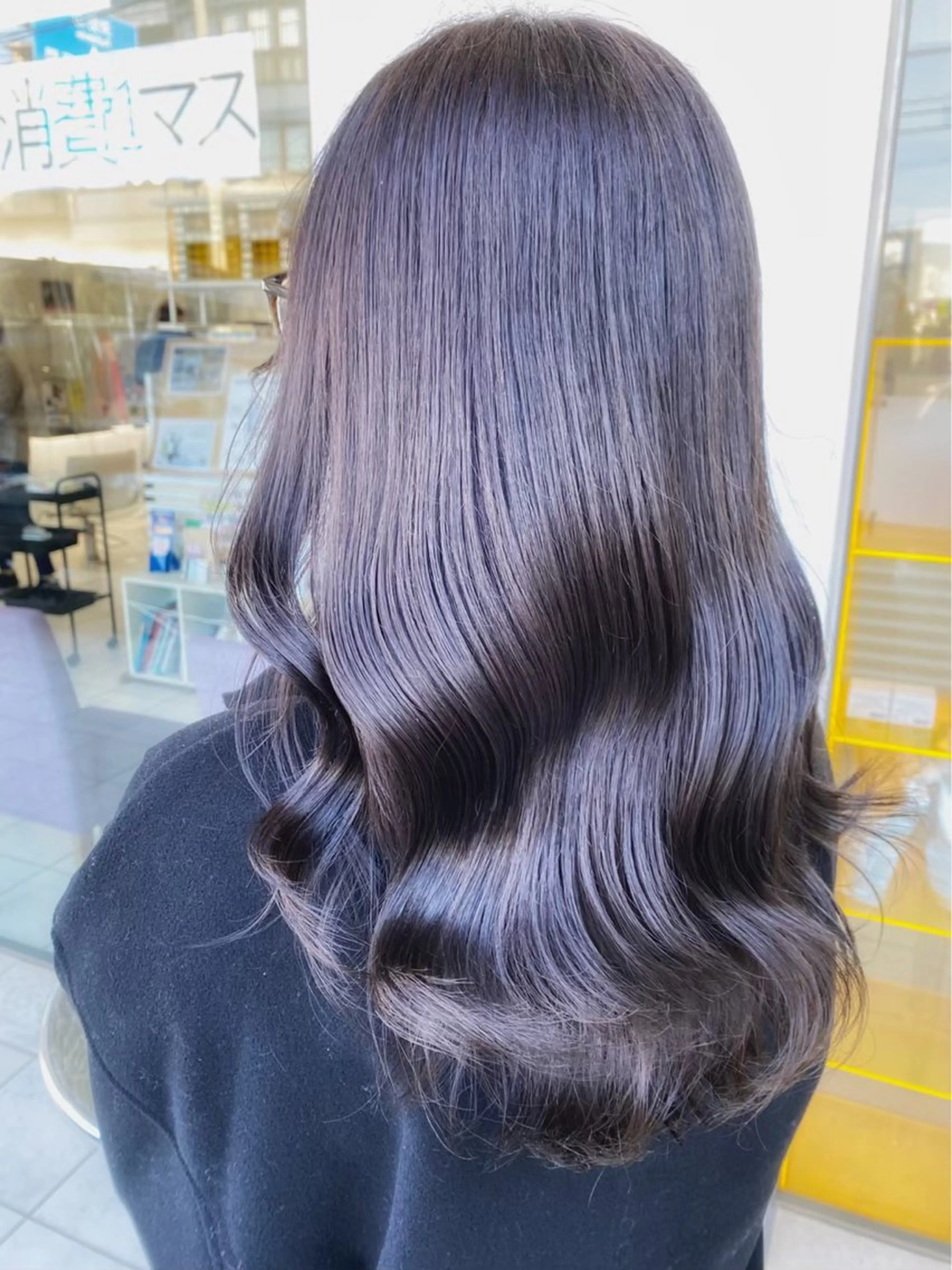 ロング カラー 成瀬スパイラル パーマ清水大隼のヘアスタイル