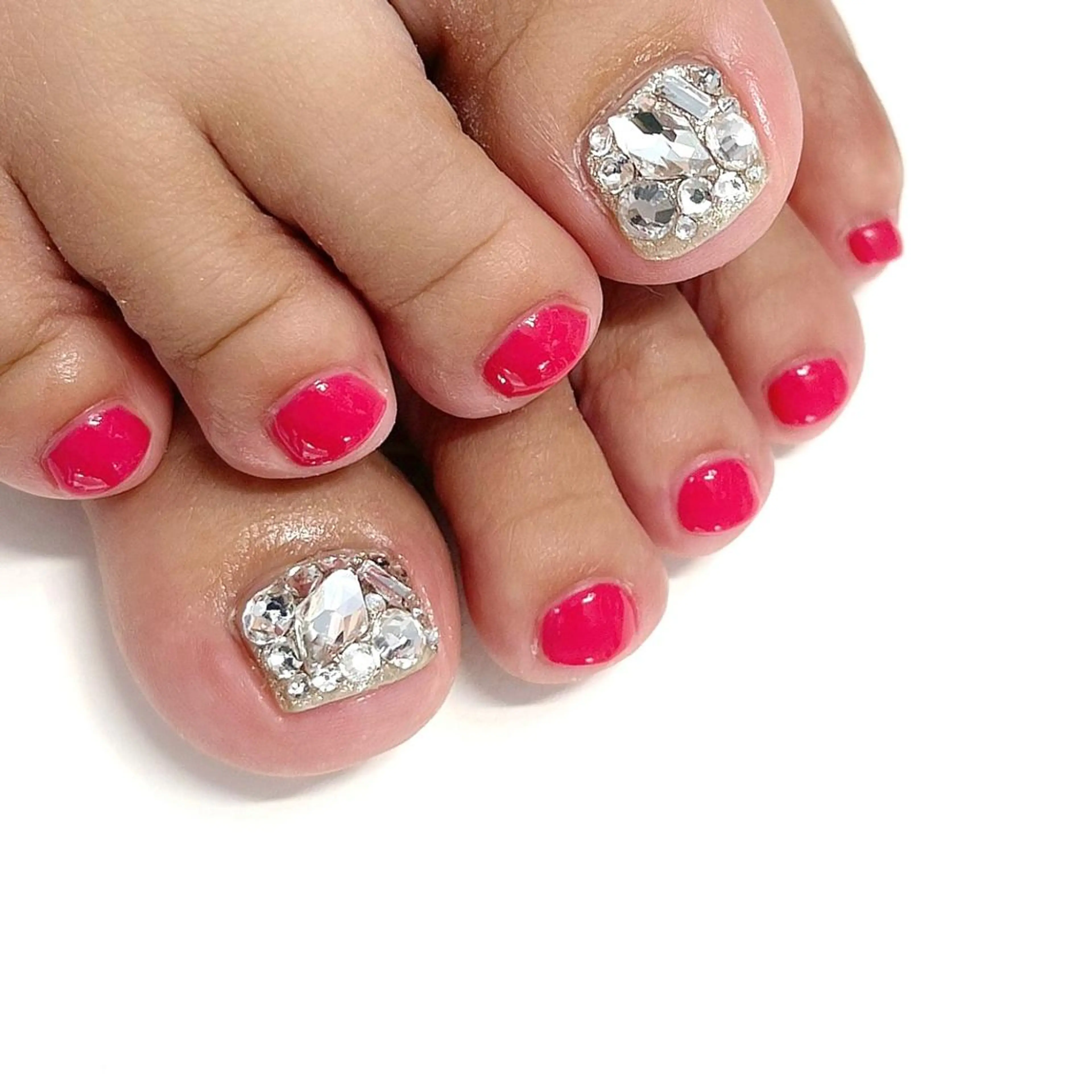 ネイル キラキラネイル ストーンネイル Nail Salon Momoのネイルデザイン