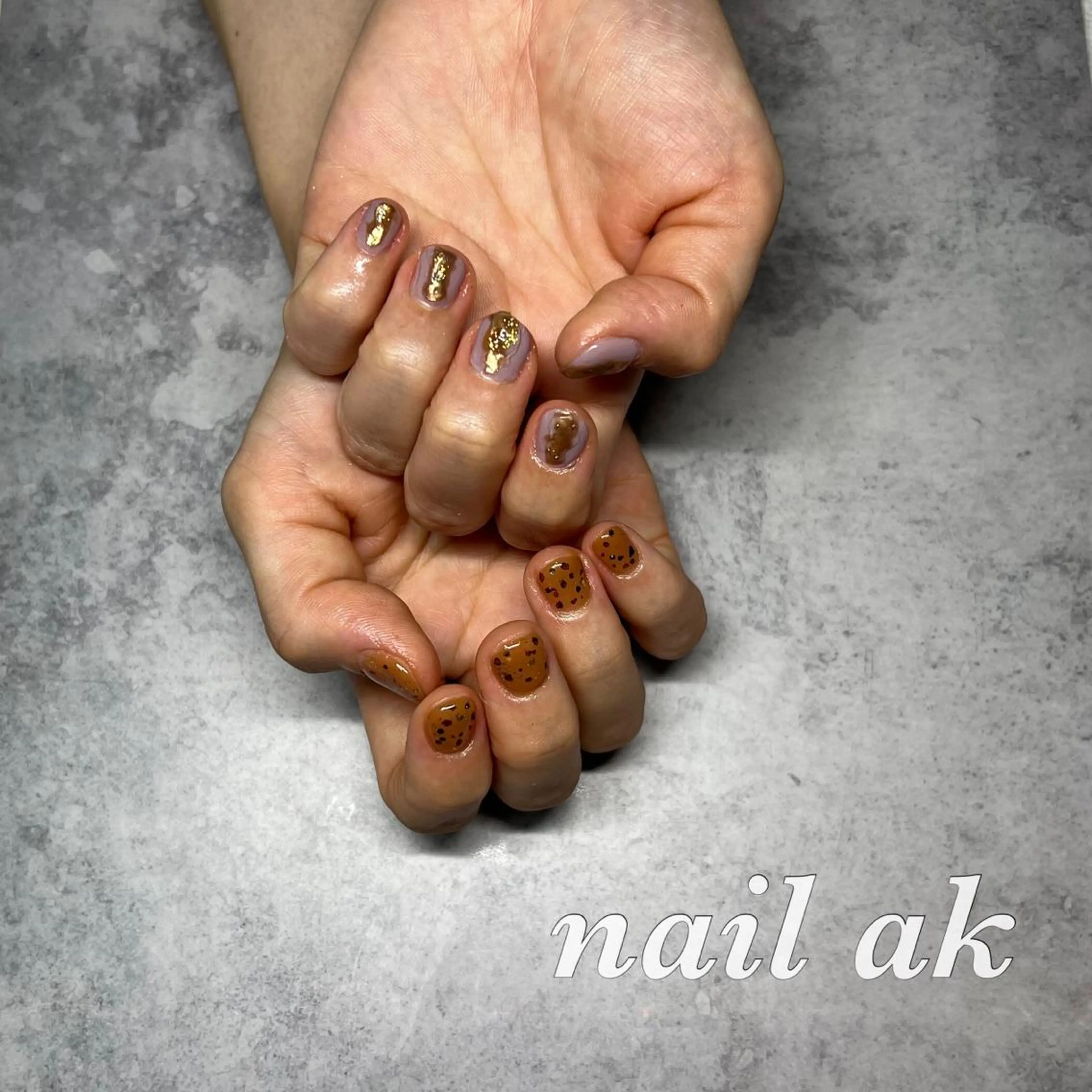 ネイル ニュアンスネイル ハンドネイル ak nail .のネイルデザイン