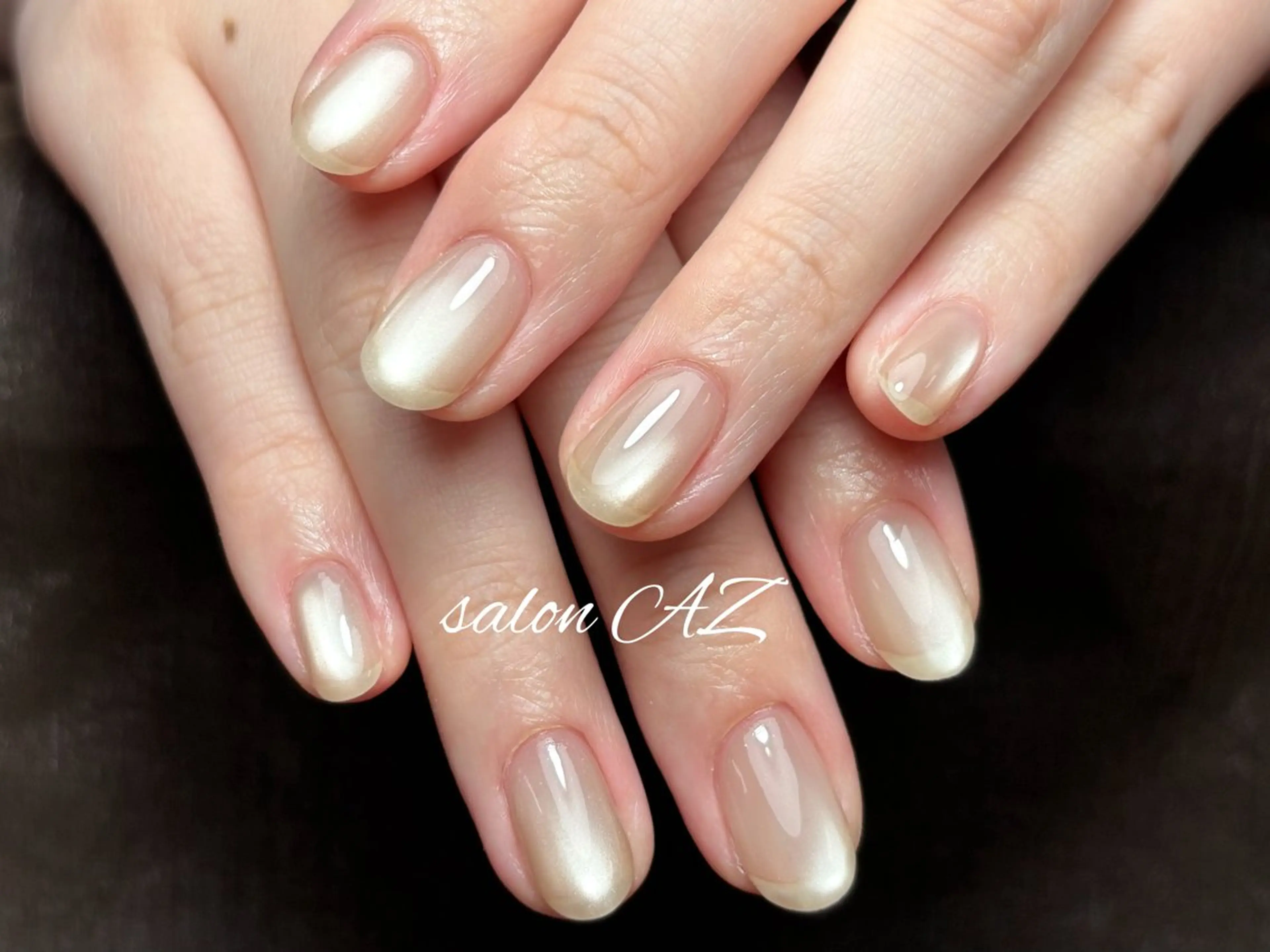 ネイル アートネイル 長さ出し フットネイル フレンチネイル ジェルネイル salon AZのネイルデザイン