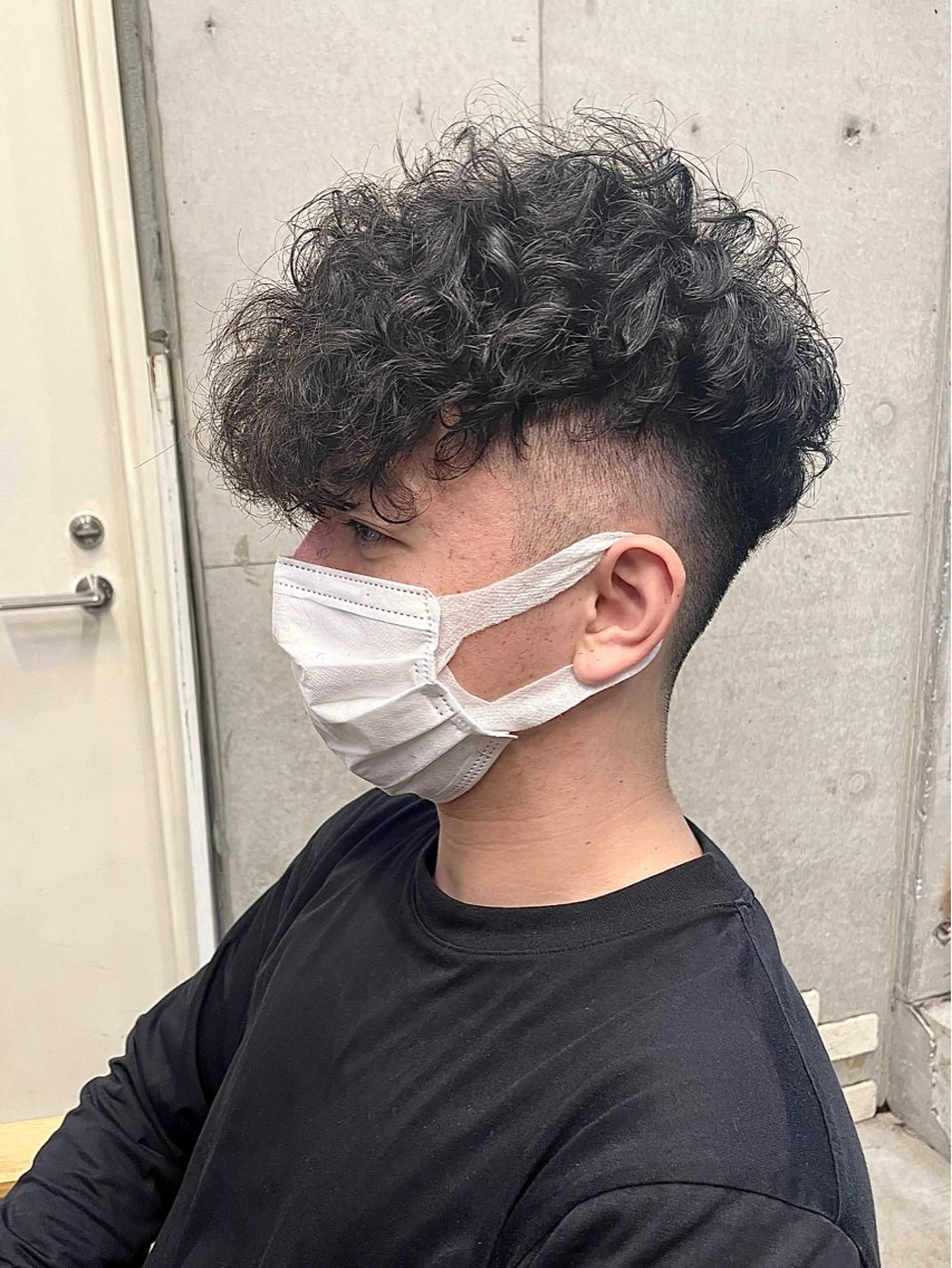 パーマ メンズ 西大島美容師 渡部仁太のヘアスタイル