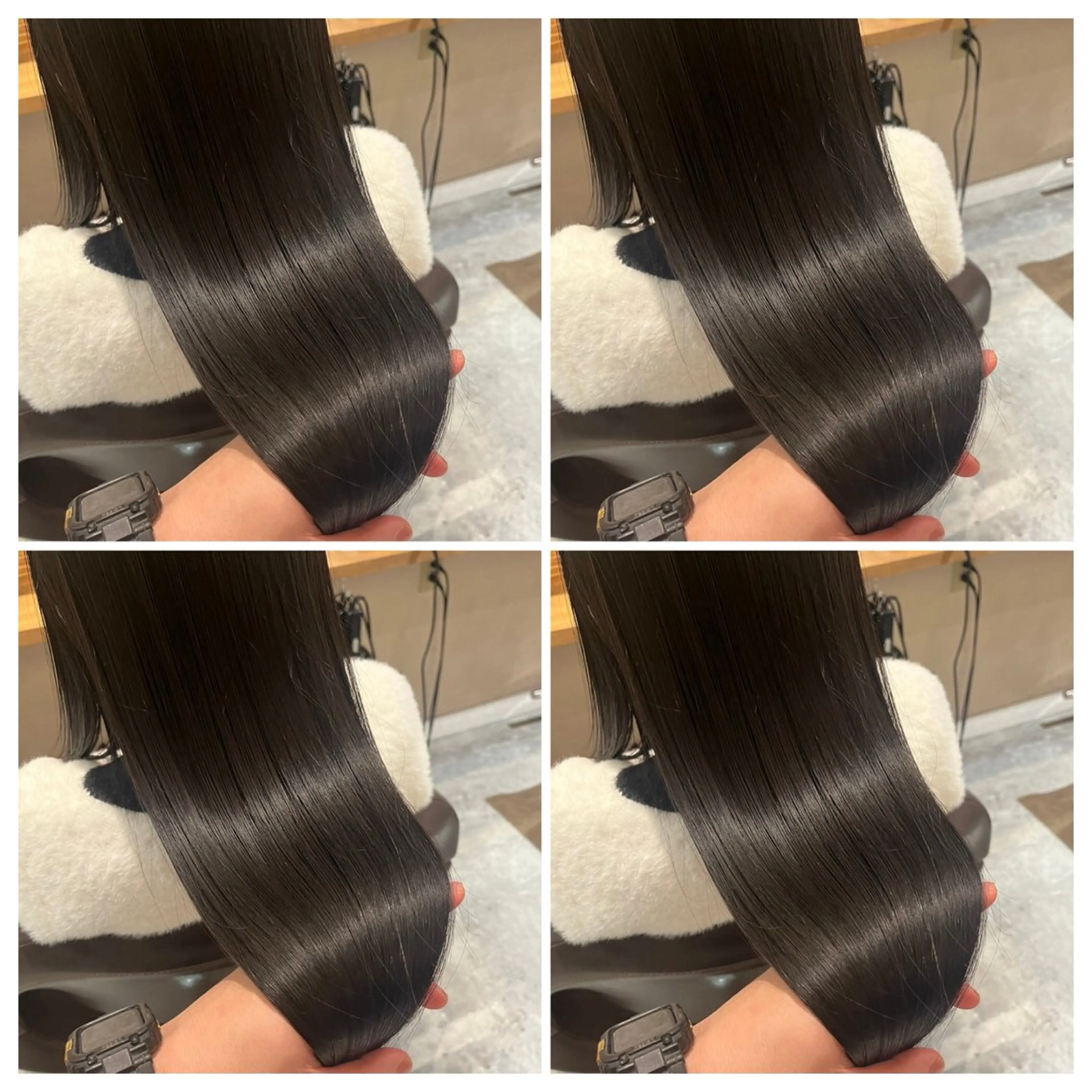 ロング カラー 髪質改善 艶髪矯正 エクステ かいり✂️のヘアスタイル
