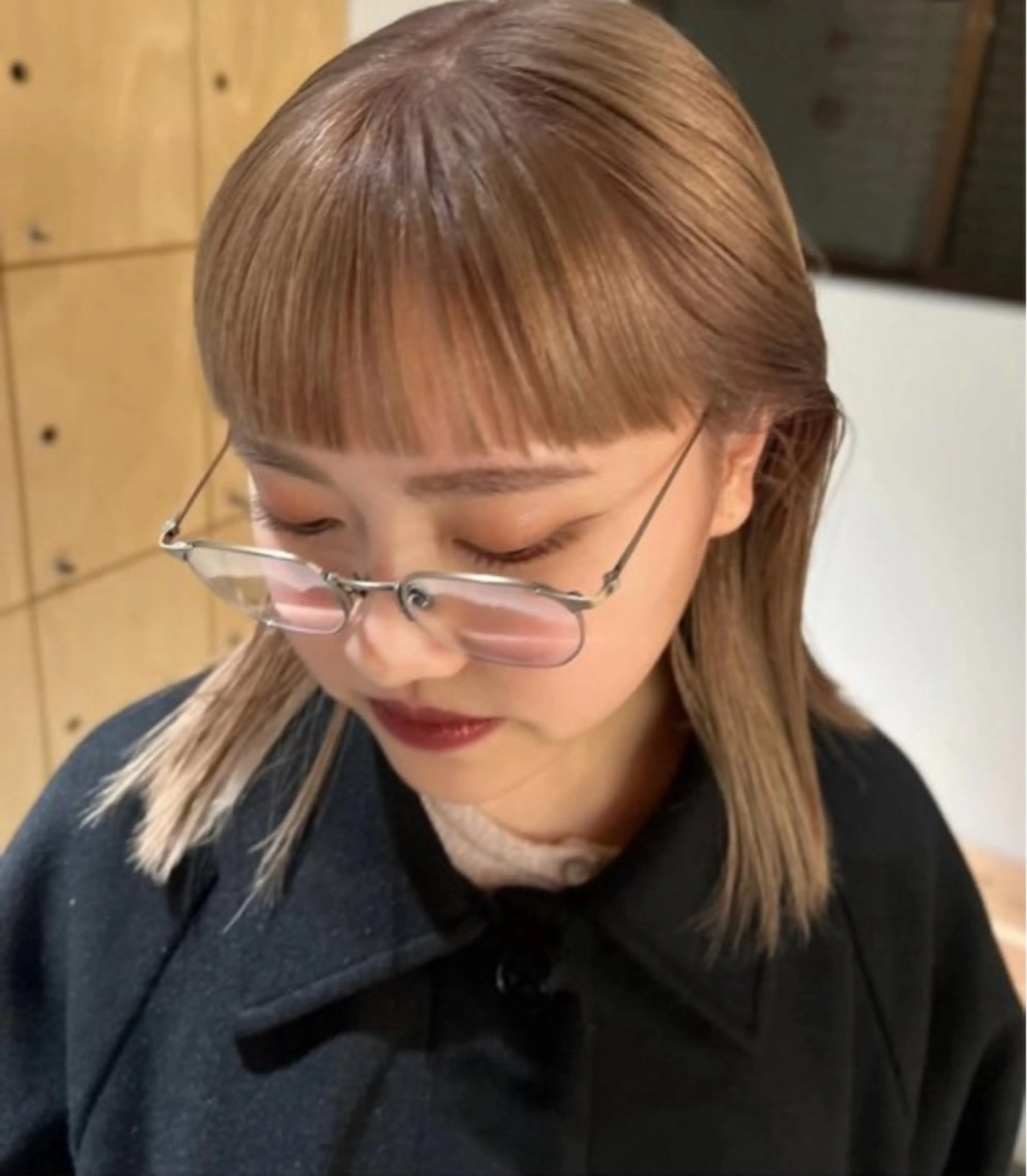 カラー ヘアカラー 熊谷 由貴のヘアスタイル