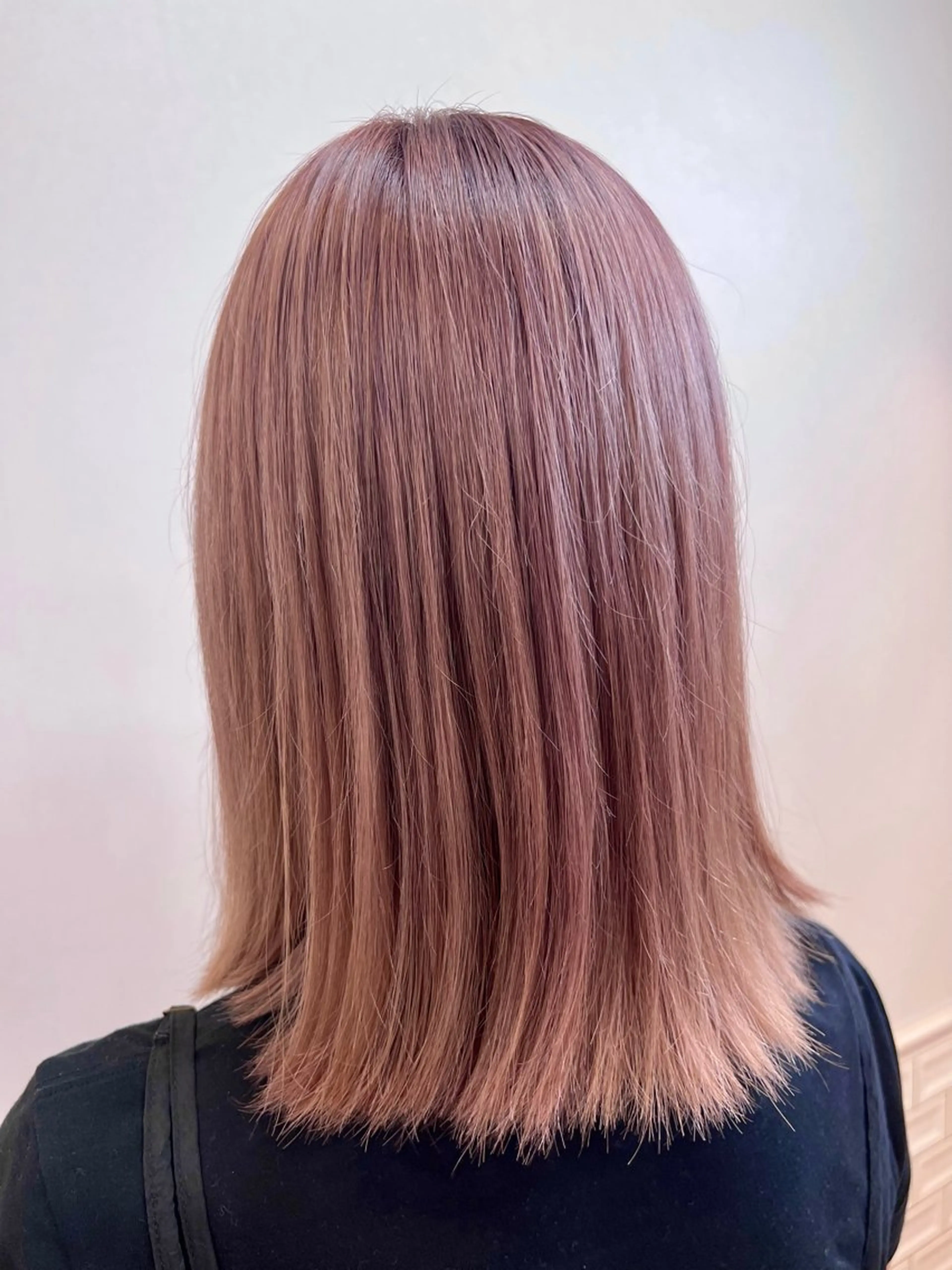 ミディアム カラー ヘアカラー トリートメント 髪質改善✨縮毛矯正 美髪担当・大西真奈のヘアスタイル