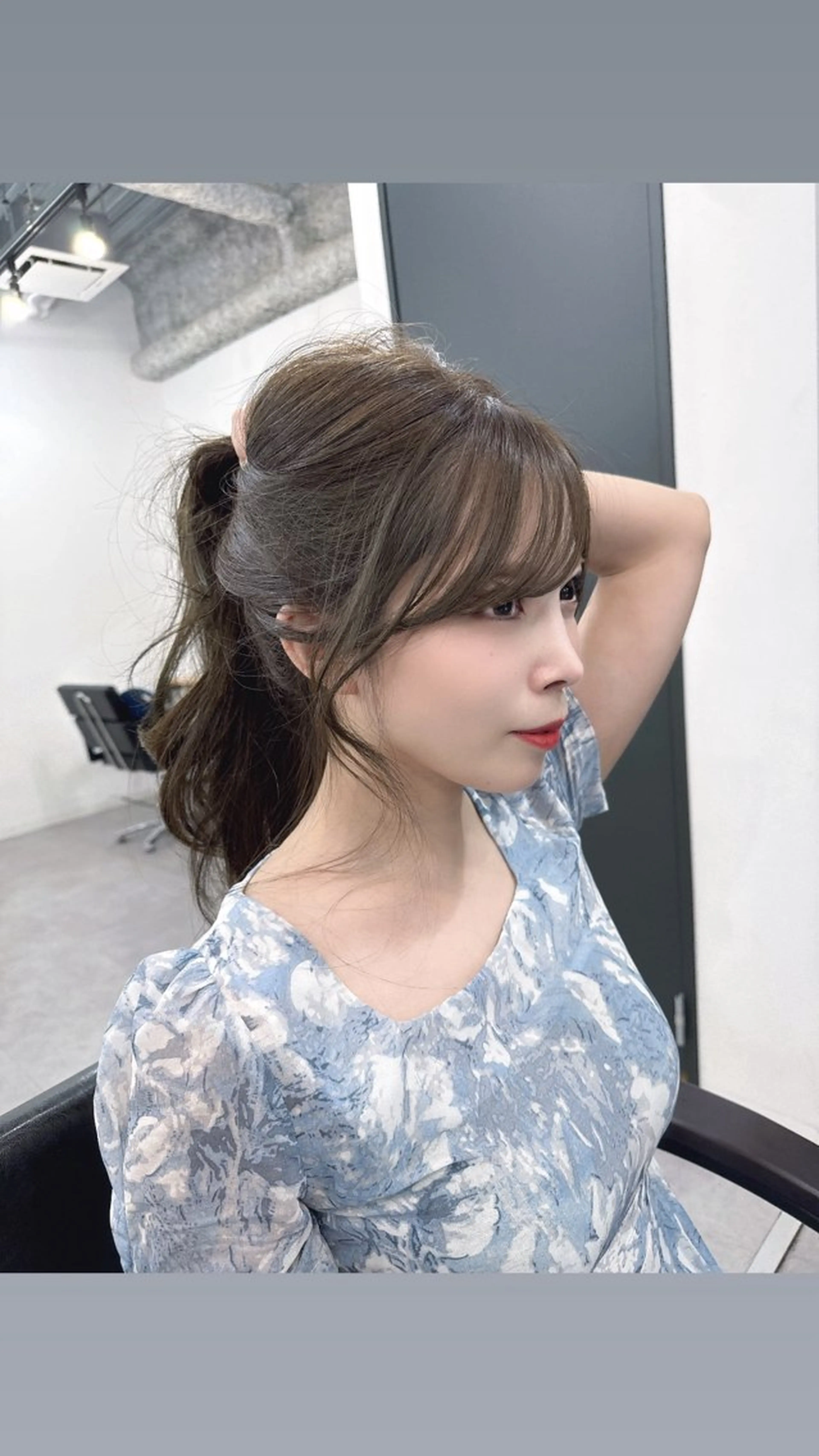 ロング のり🐼顔まわり/ 韓国/レイヤーカットのヘアスタイル