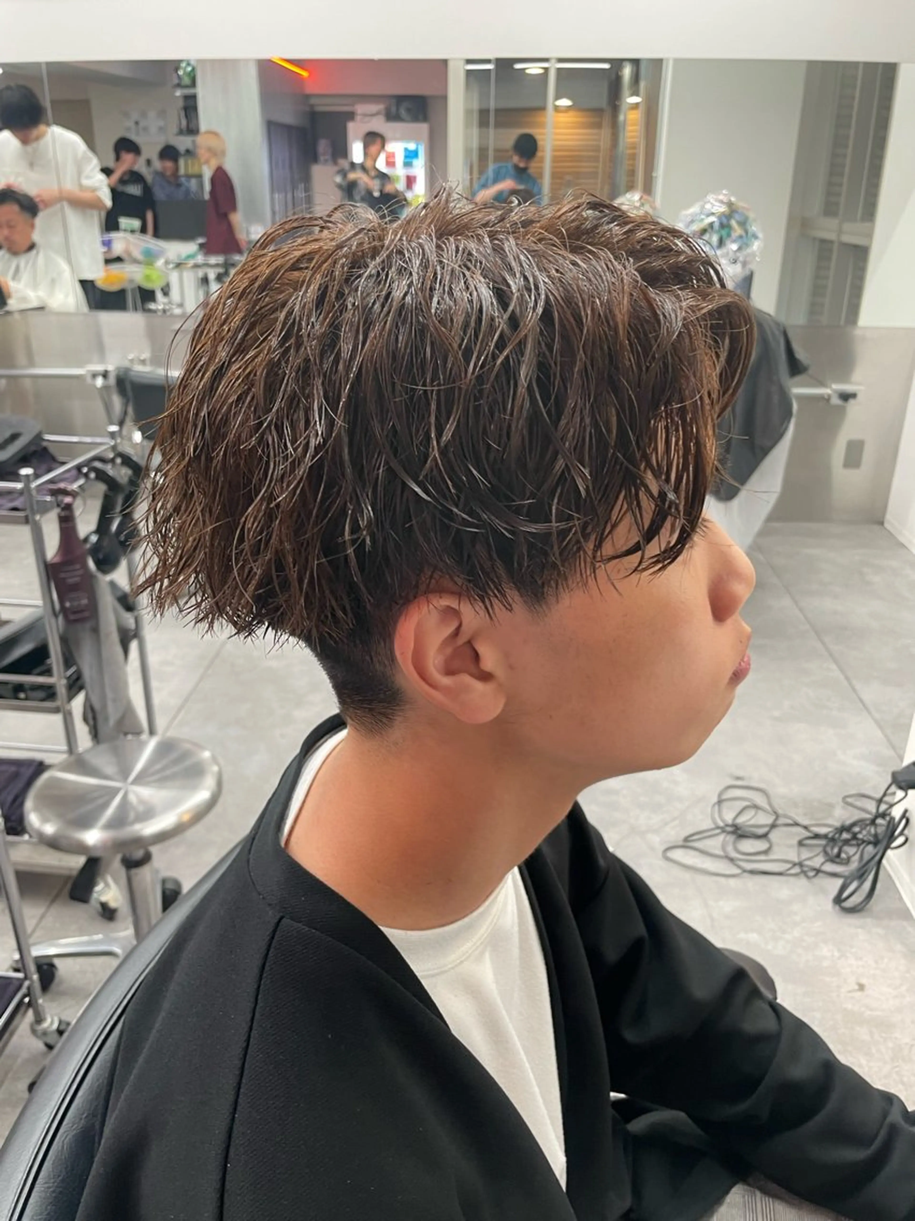 カラー パーマ メンズ カット ヘアカラー パーマ 町田エリアＮｏ．１/ パーマ特化/太田京希のヘアスタイル